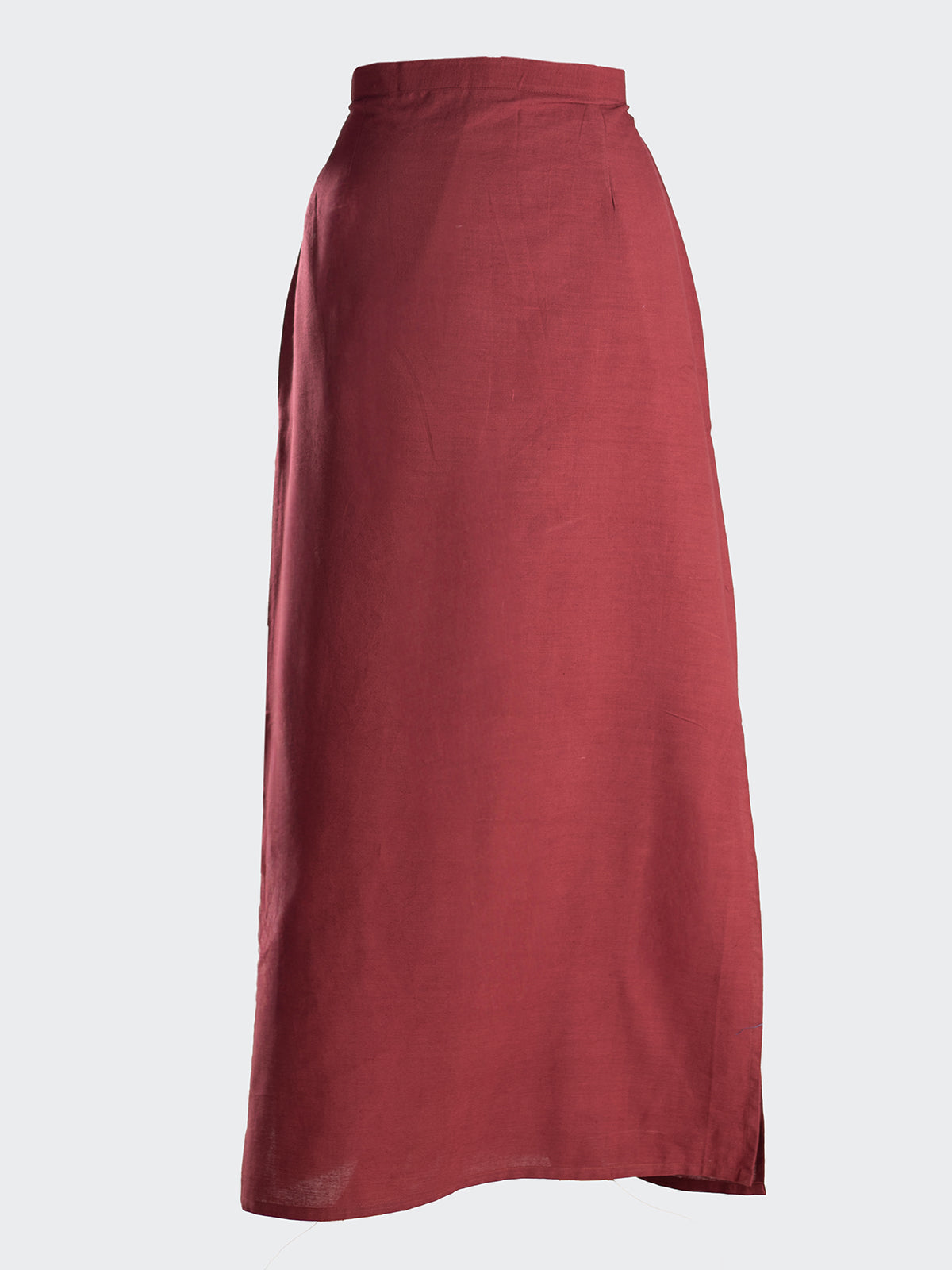 Kala Cotton A-line Skirt - Maroon