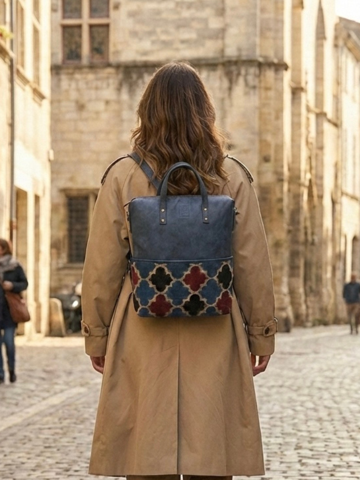 The Ajrakh Convertible - Indigo