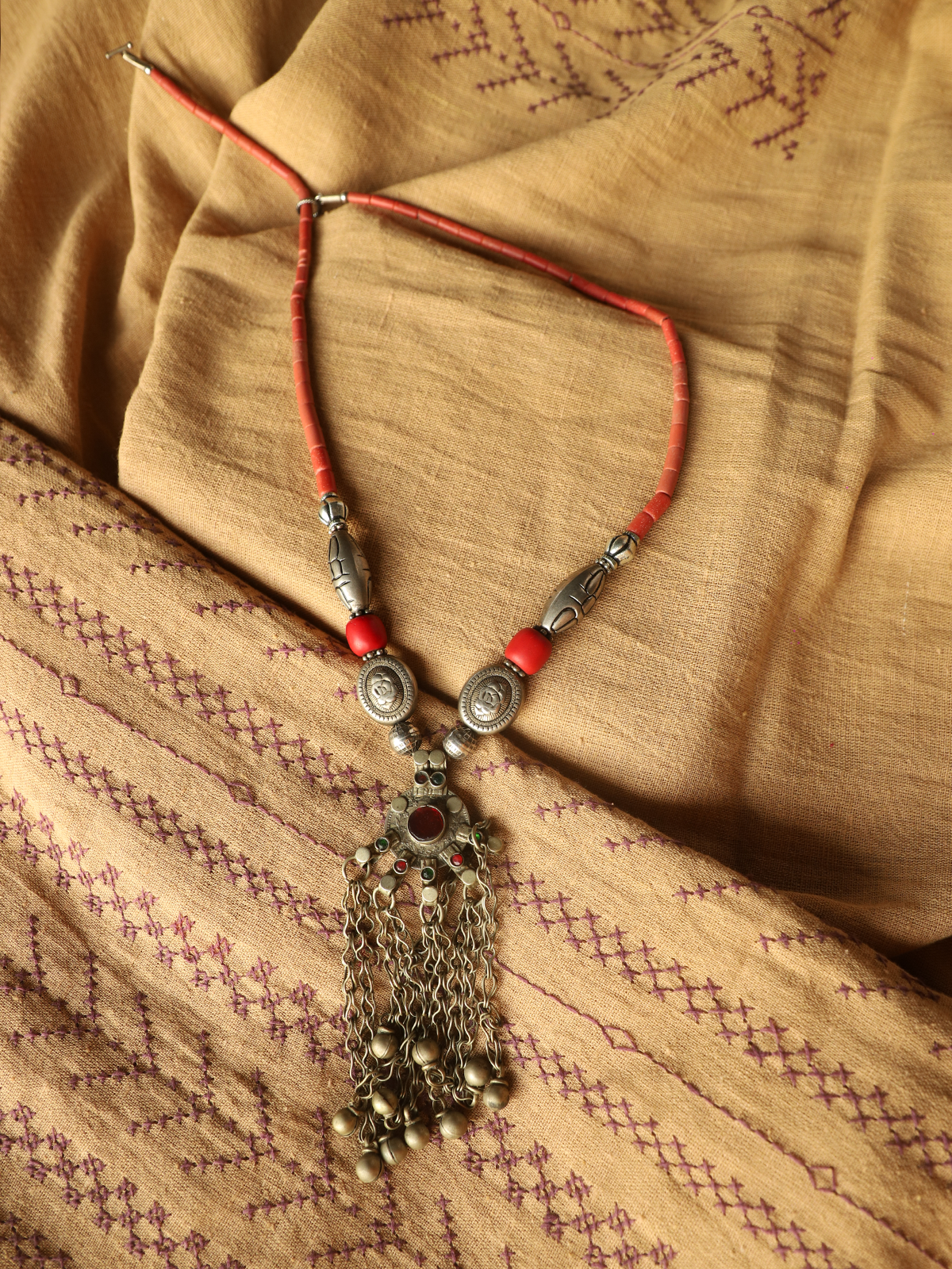 Firdaus Red Necklace