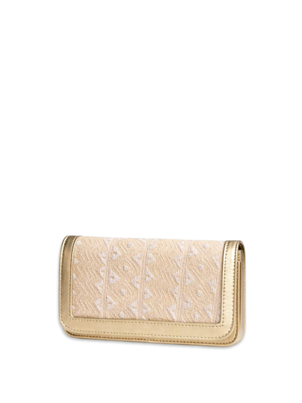 Kantha Festive Clutch - Gold