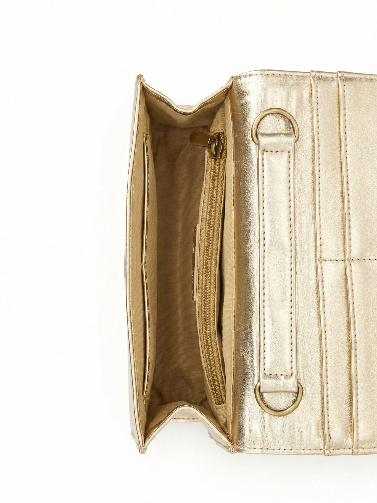 Kantha Festive Clutch - Gold