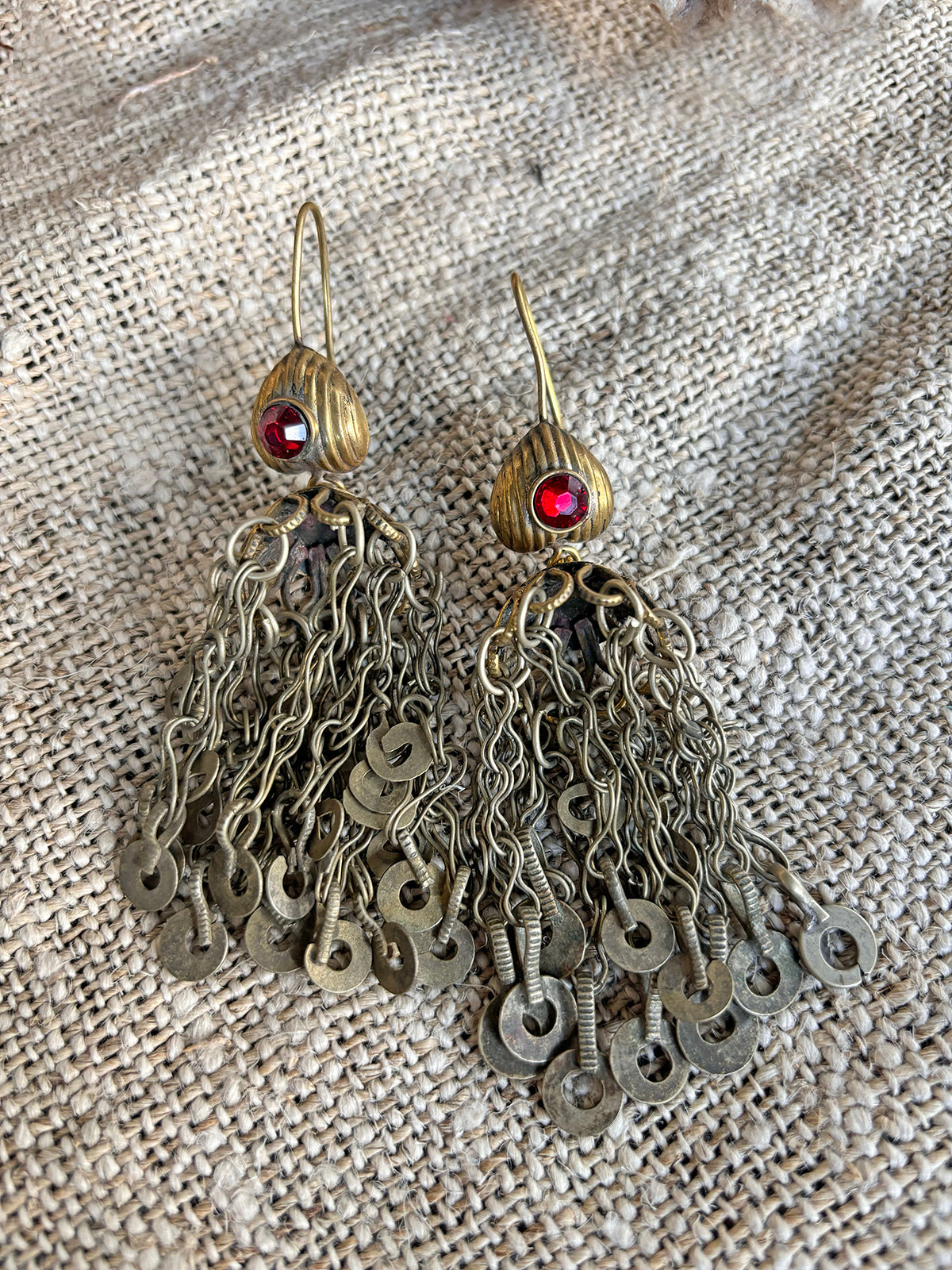 Laft Jhumka - Red