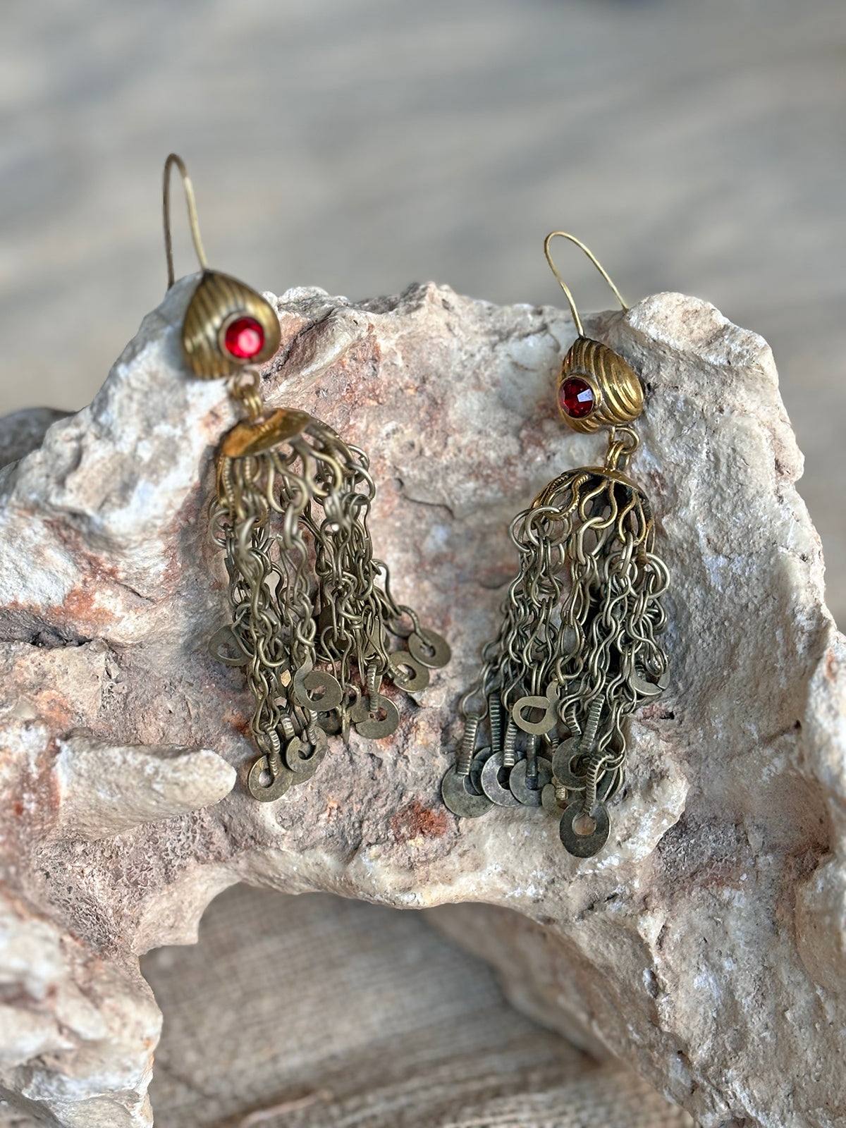 Laft Jhumka - Red