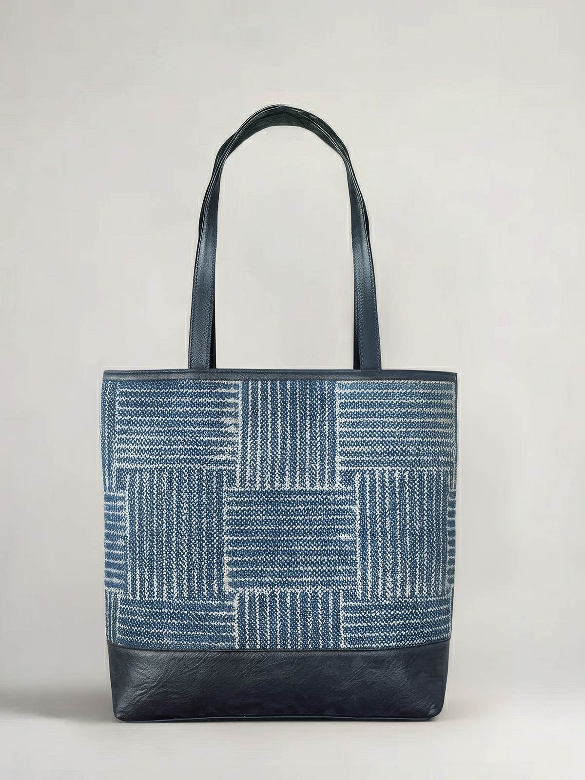 The Jaipuri Daytime Tote - Indigo