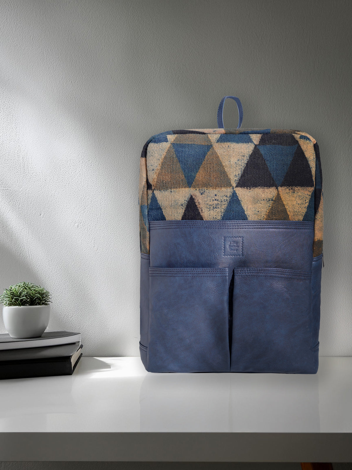 The Ajrakh Retro Backpack