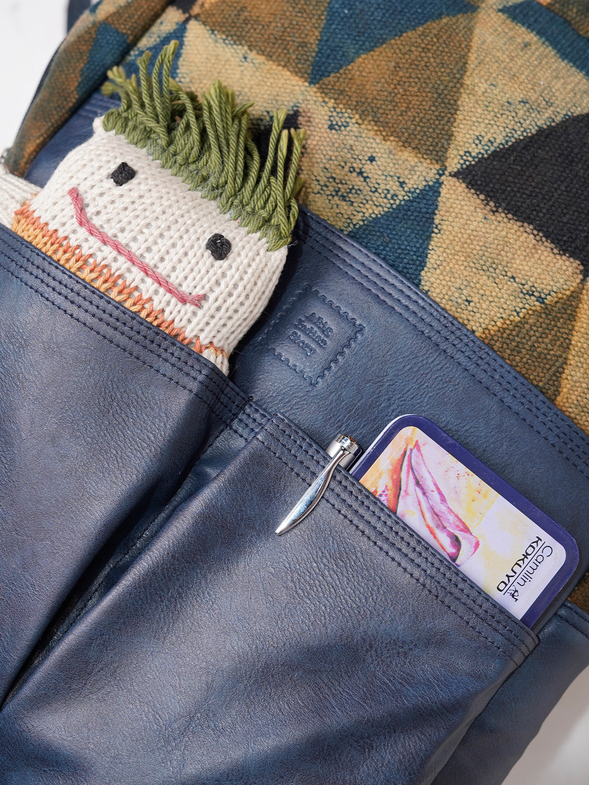 The Ajrakh Retro Backpack