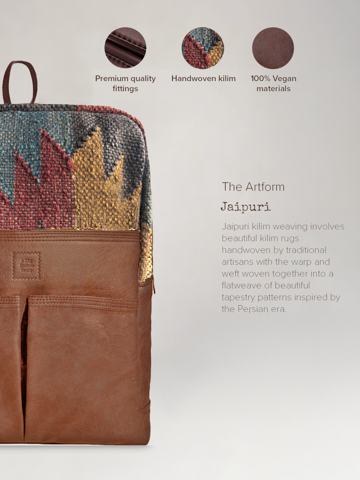 The Jaipuri Retro Backpack - Limited Edition