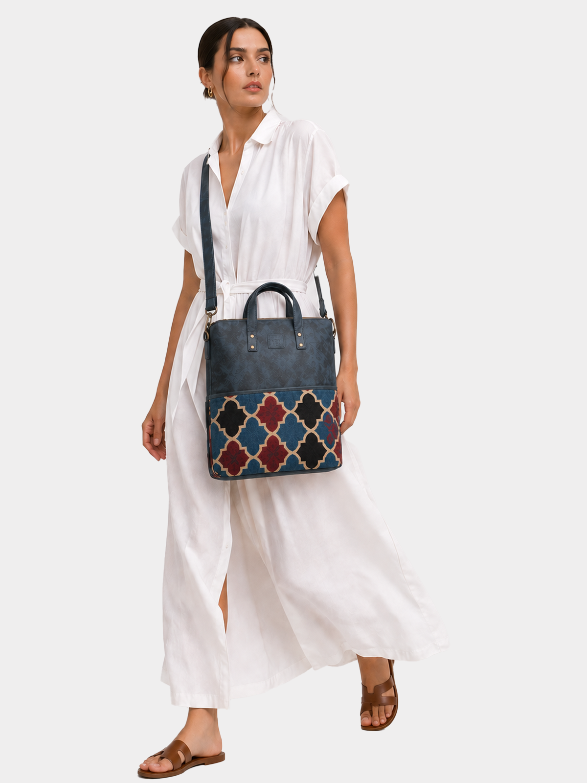 The Ajrakh Convertible - Indigo