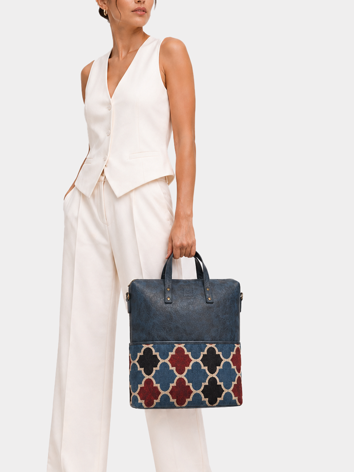 The Ajrakh Convertible - Indigo