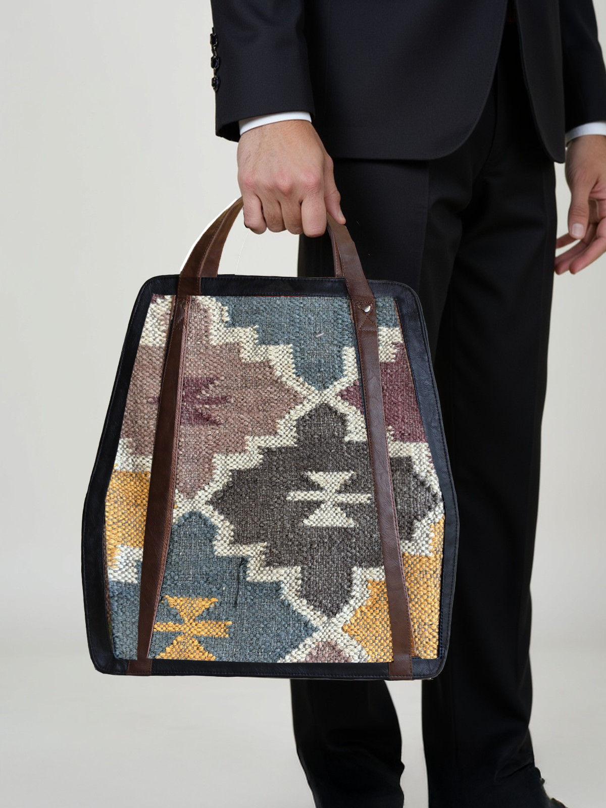 The Jaipuri Structured Tote - NEW