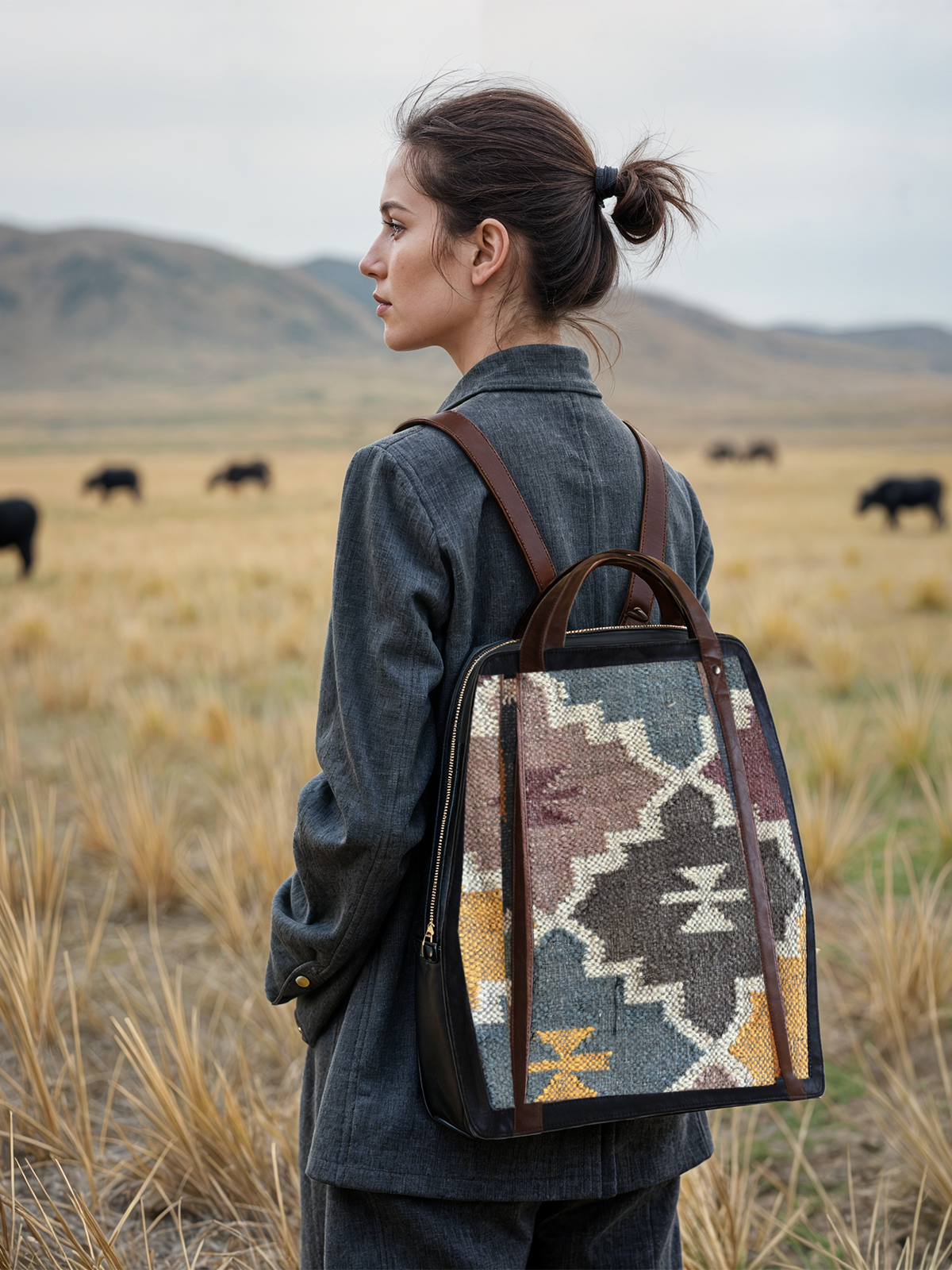 The Jaipuri Structured Tote - NEW