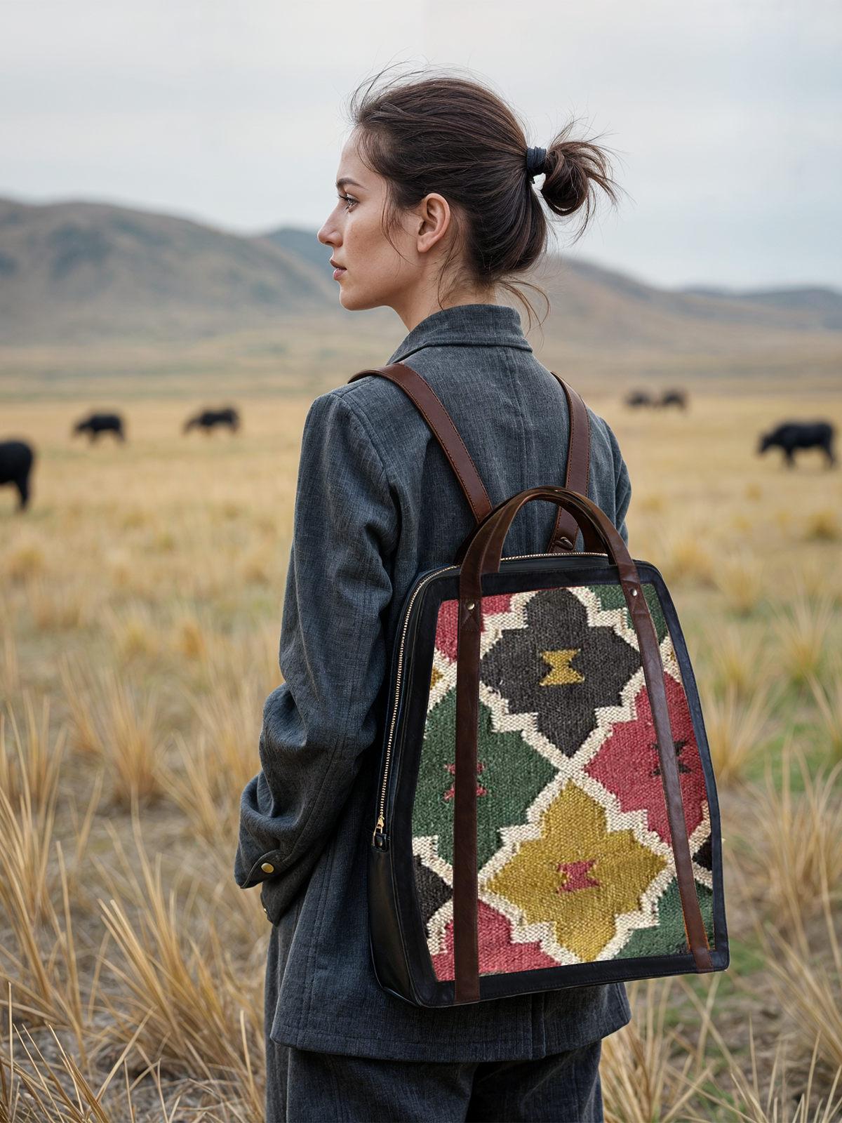 The Jaipuri Structured Tote - NEW