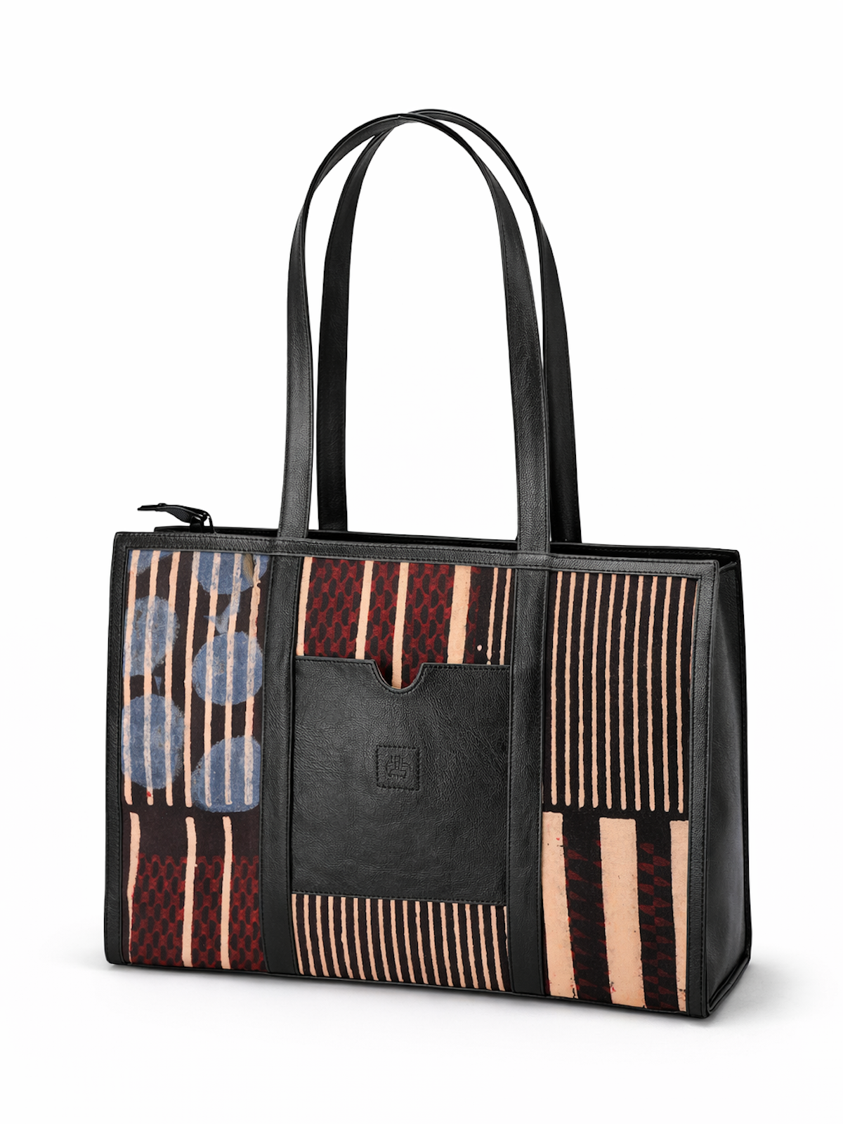 The Urban Ajrakh Tote - Black II