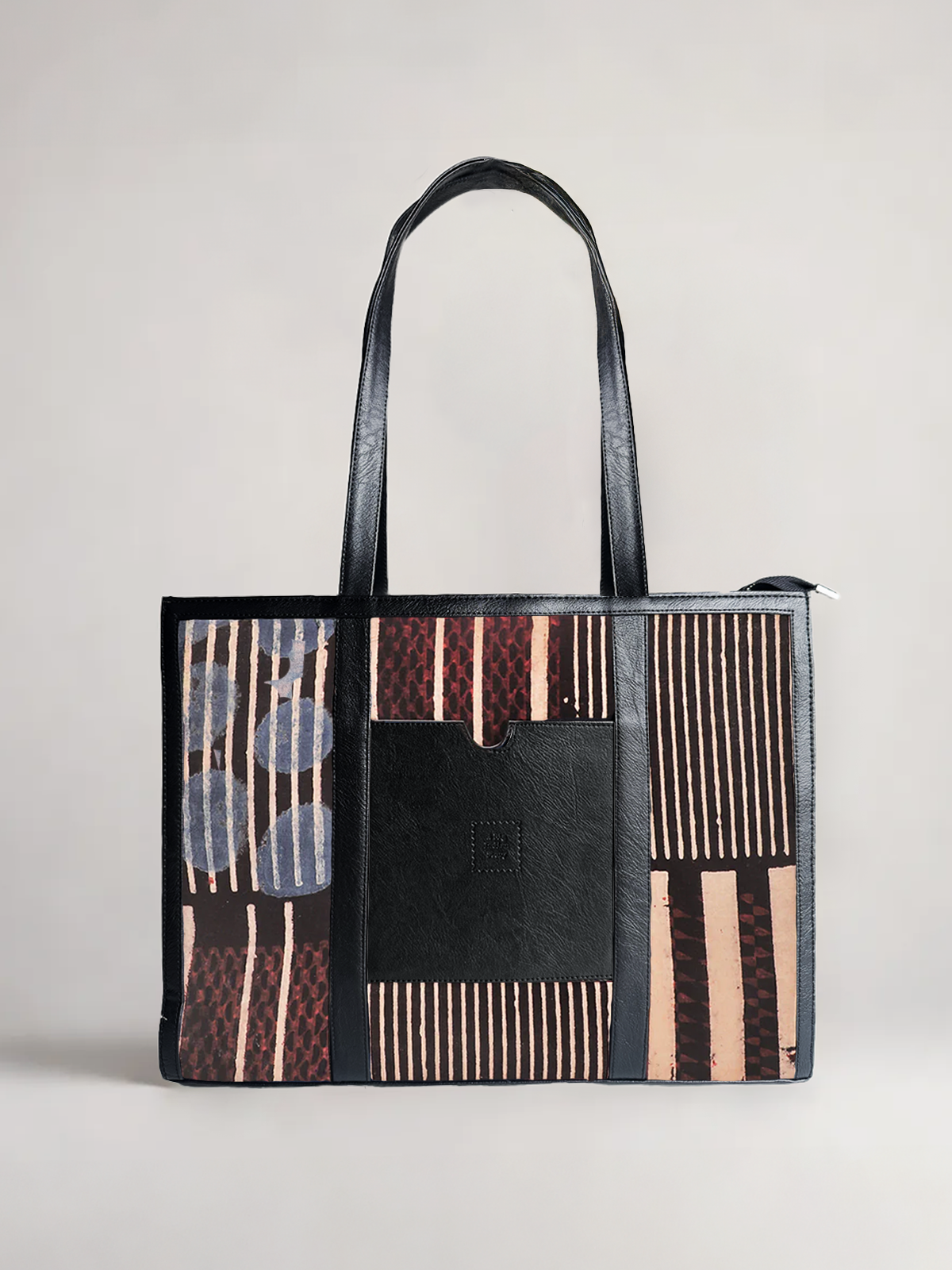 The Urban Ajrakh Tote - Black II