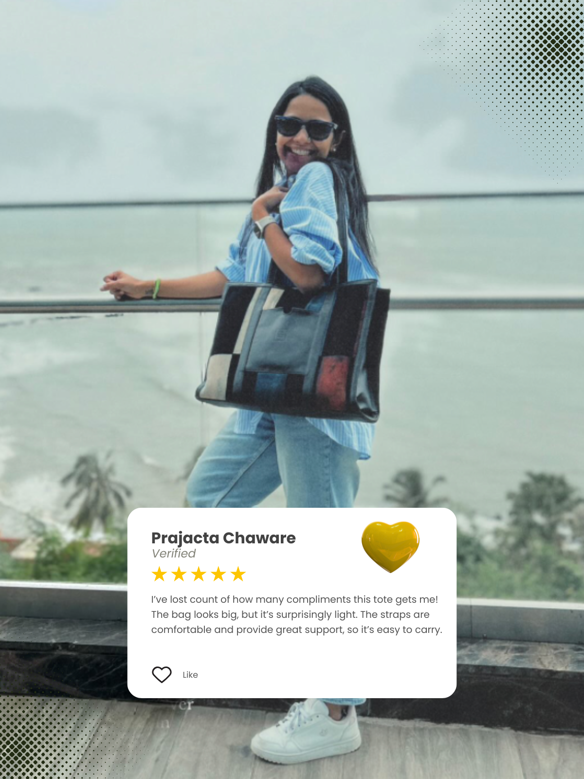 The Urban Ajrakh Tote Black