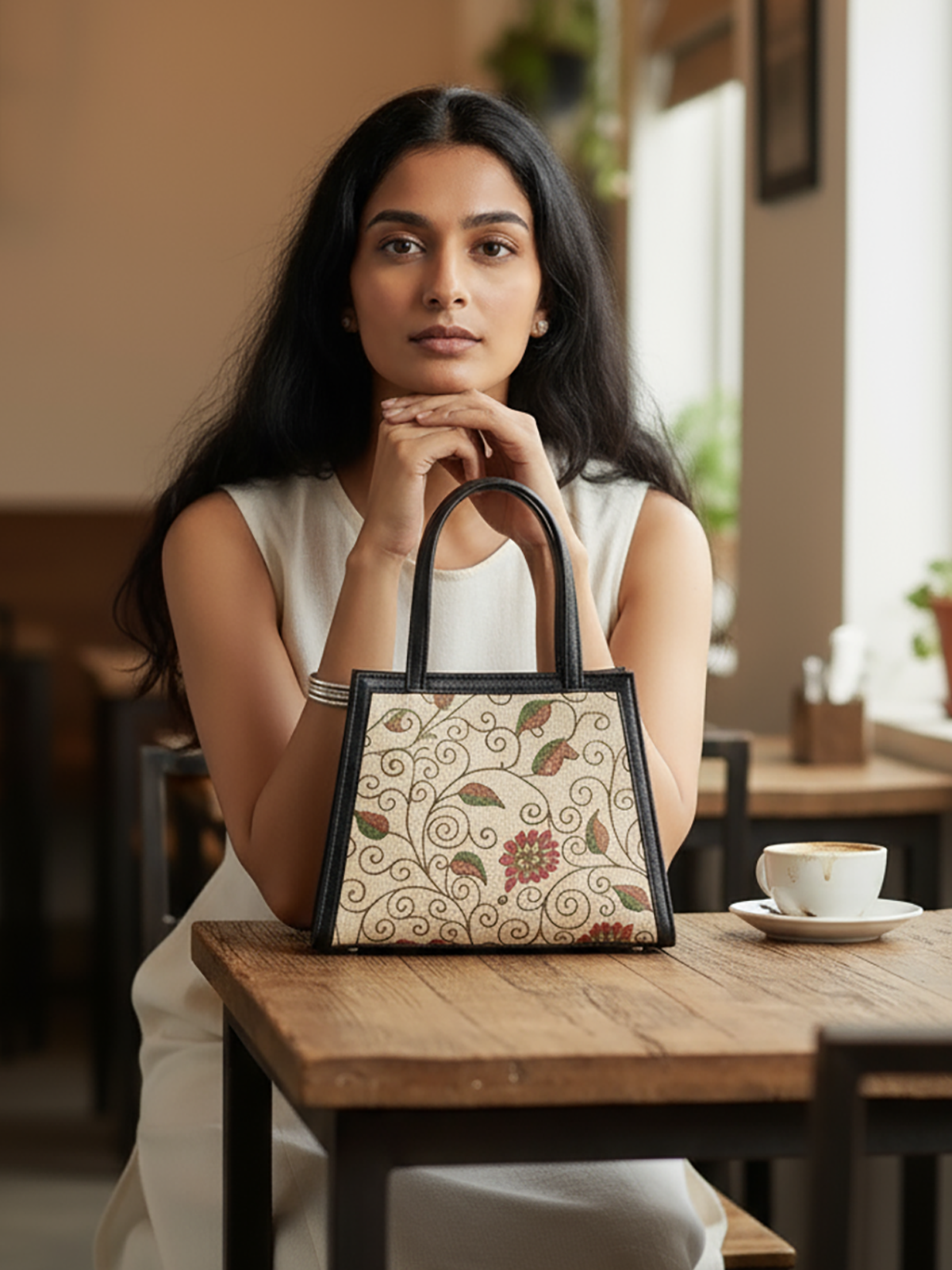 Kantha Party Sling - Black
