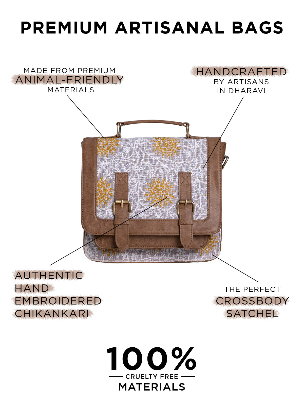 Chikankari Satchel