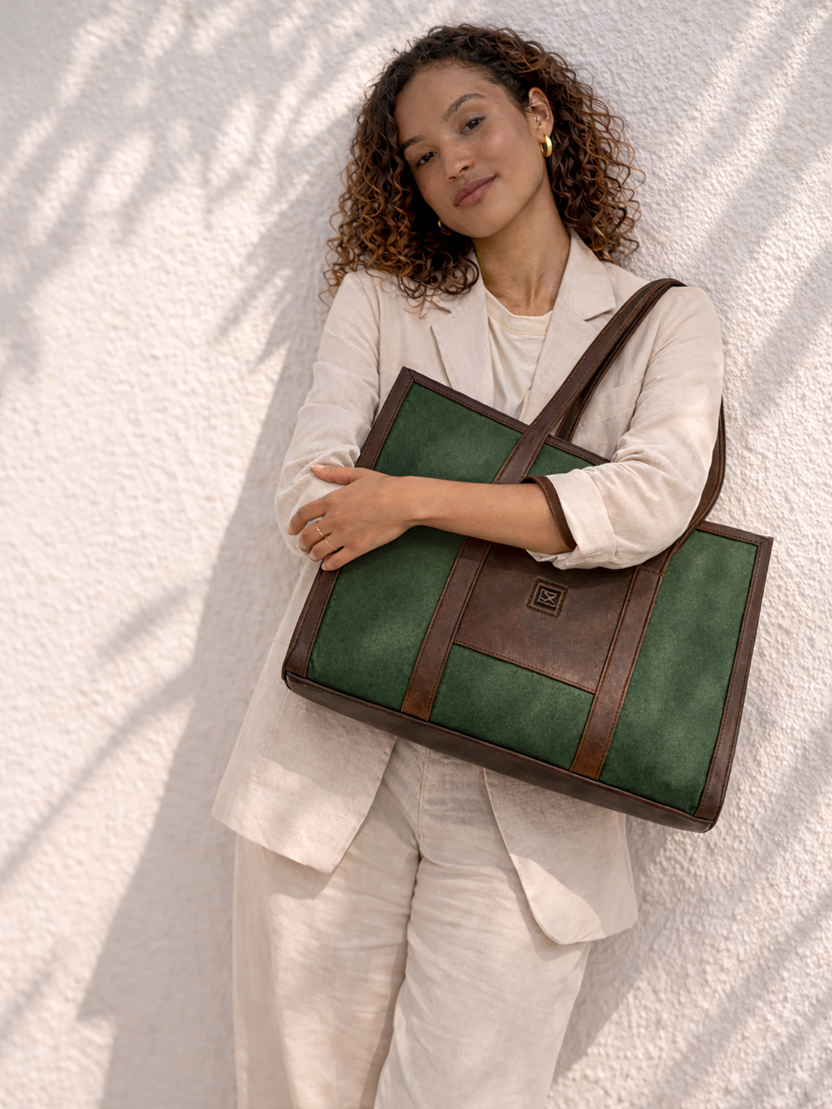 The Summer Tote - Palm Green
