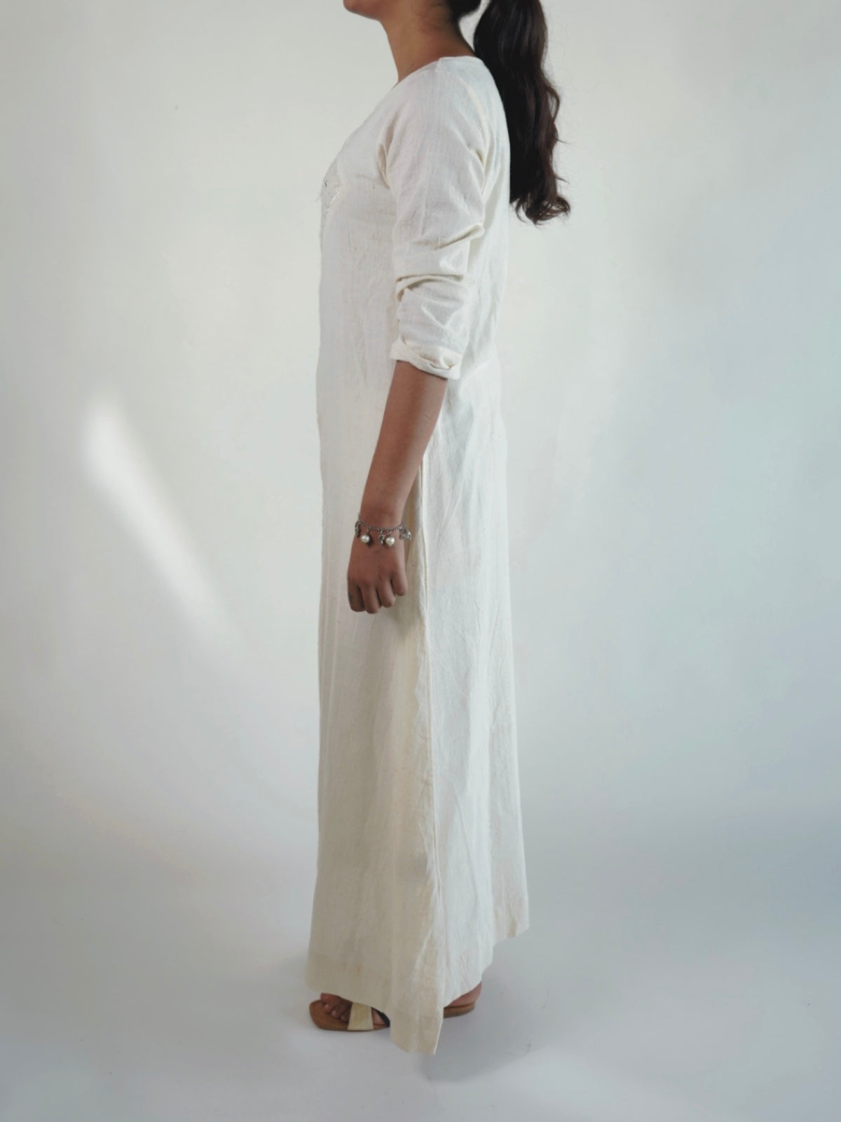 Kutch Embroidered raw Full Sleeve Dress