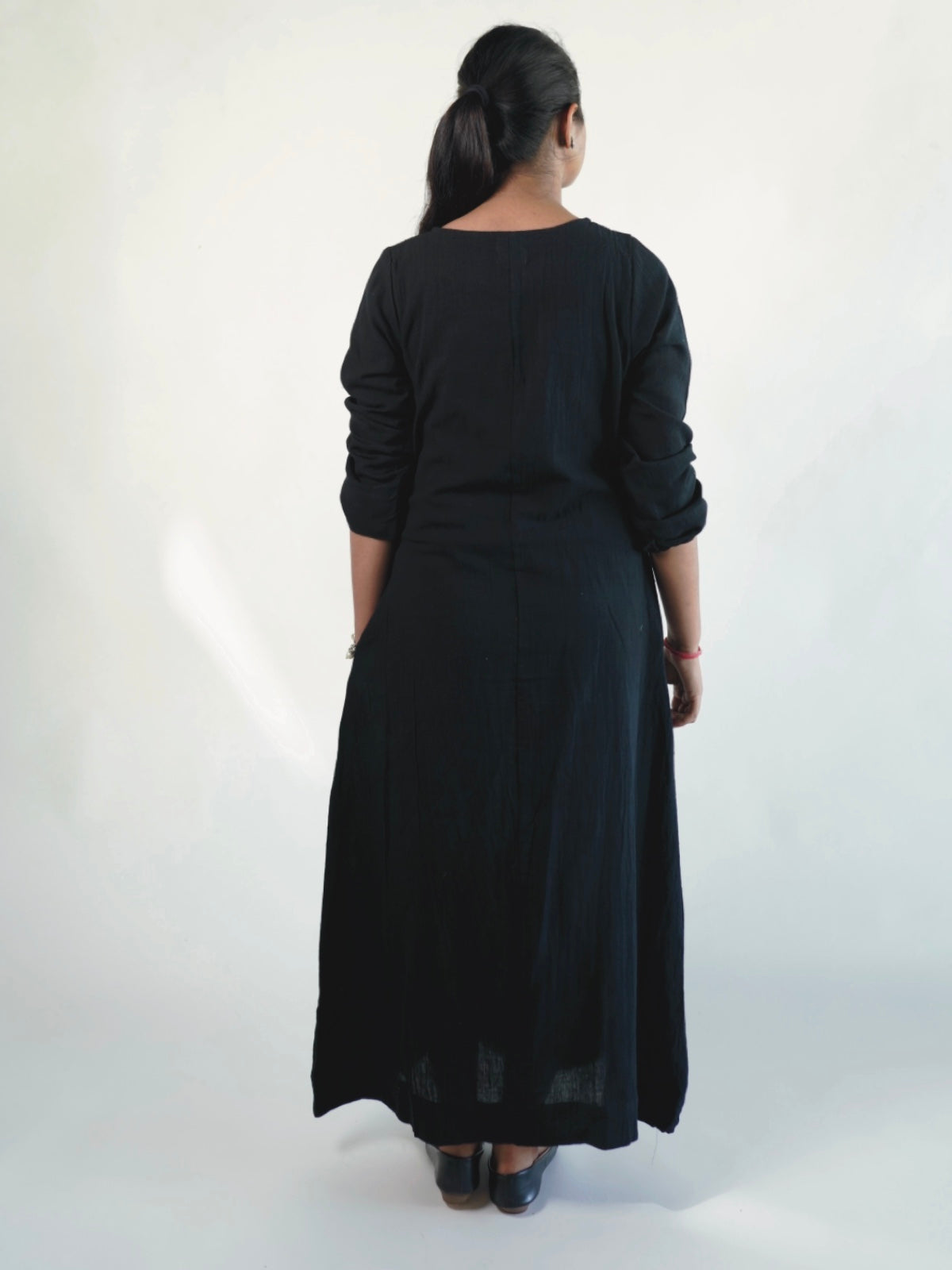 Kutch Embroidered Black Full Sleeve Dress