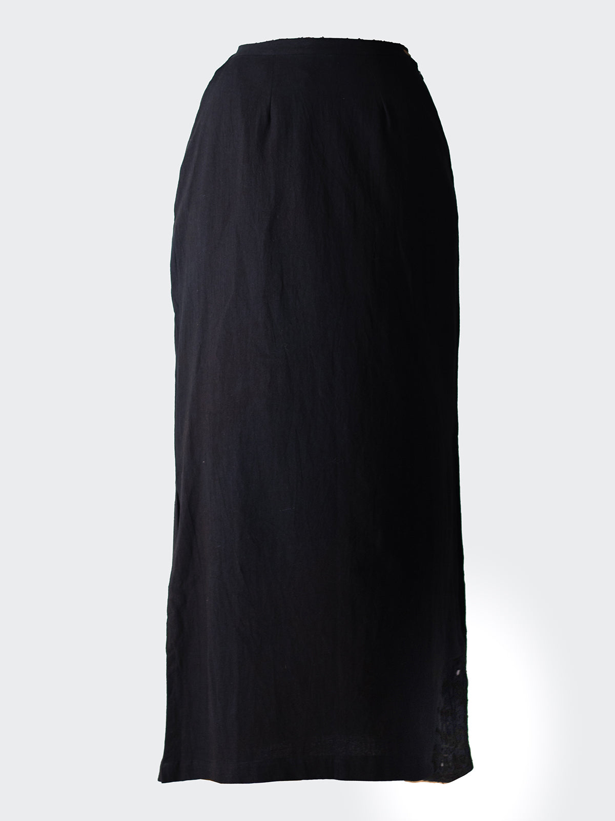 Kala Cotton Maxi Skirt - Black