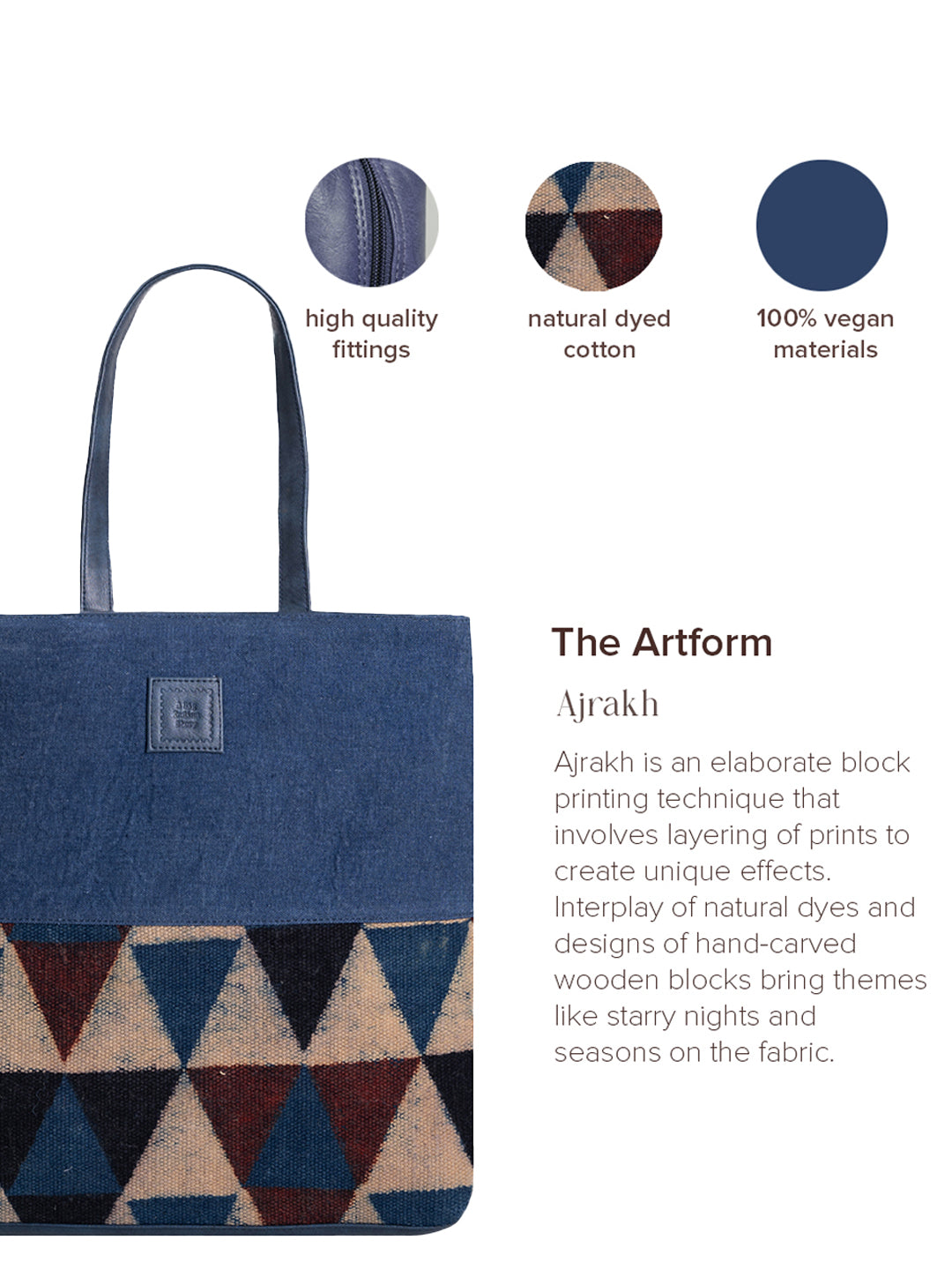 The Ajrakh Brunch Tote