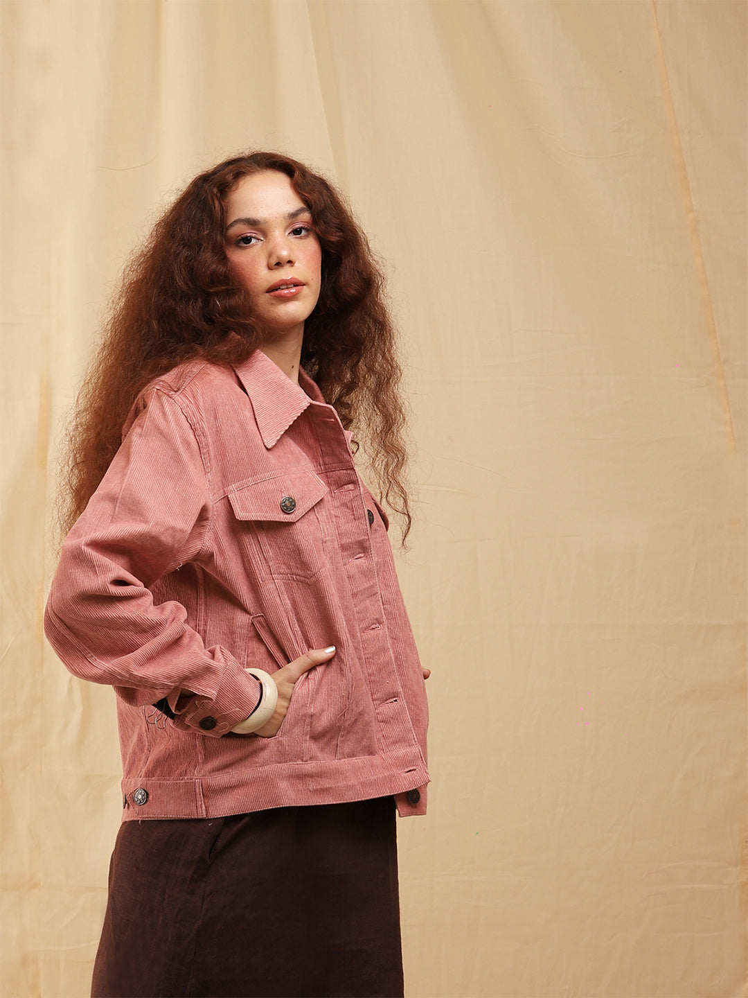Dharamshala - Dusty Rose Jacket
