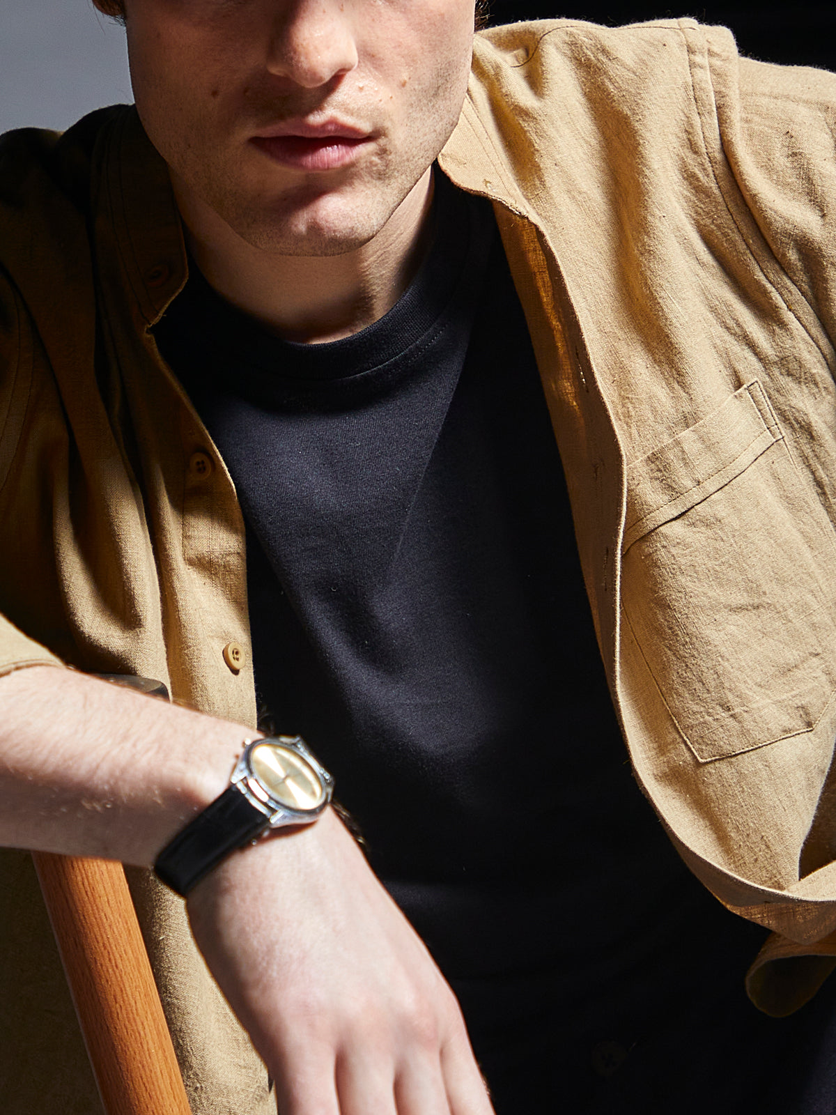 Scottish Brown- Kala Cotton Shirt