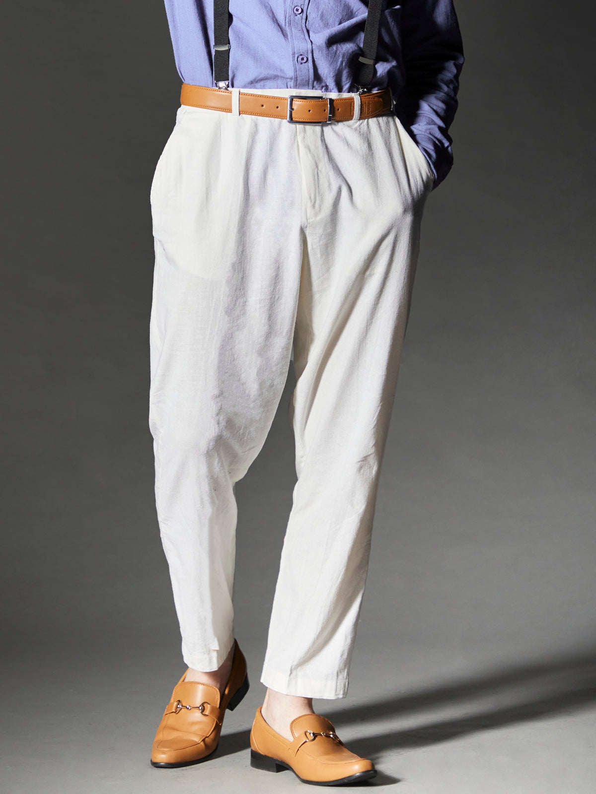 Russian White- Kala Cotton Trousers
