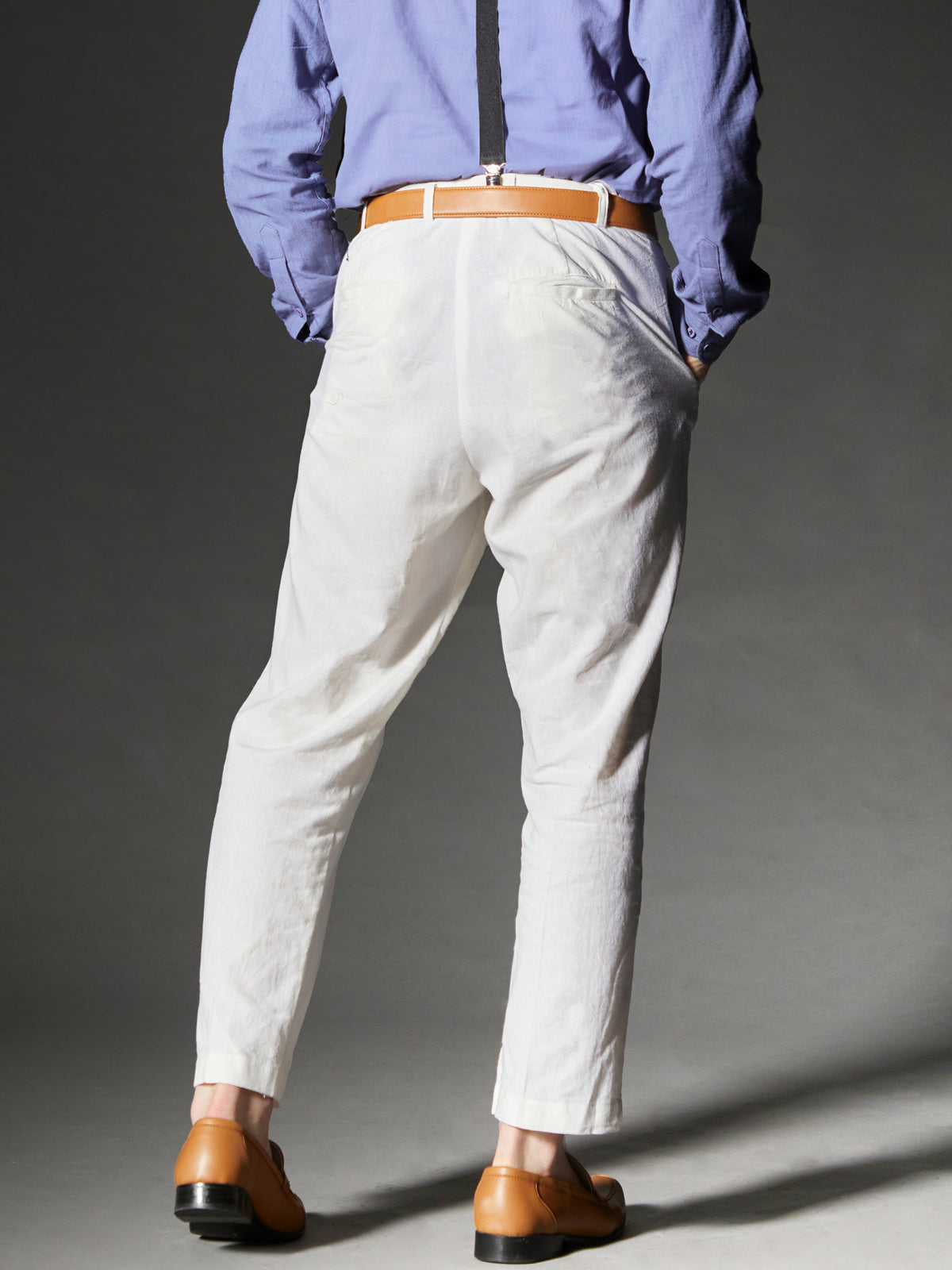 Russian White- Kala Cotton Trousers