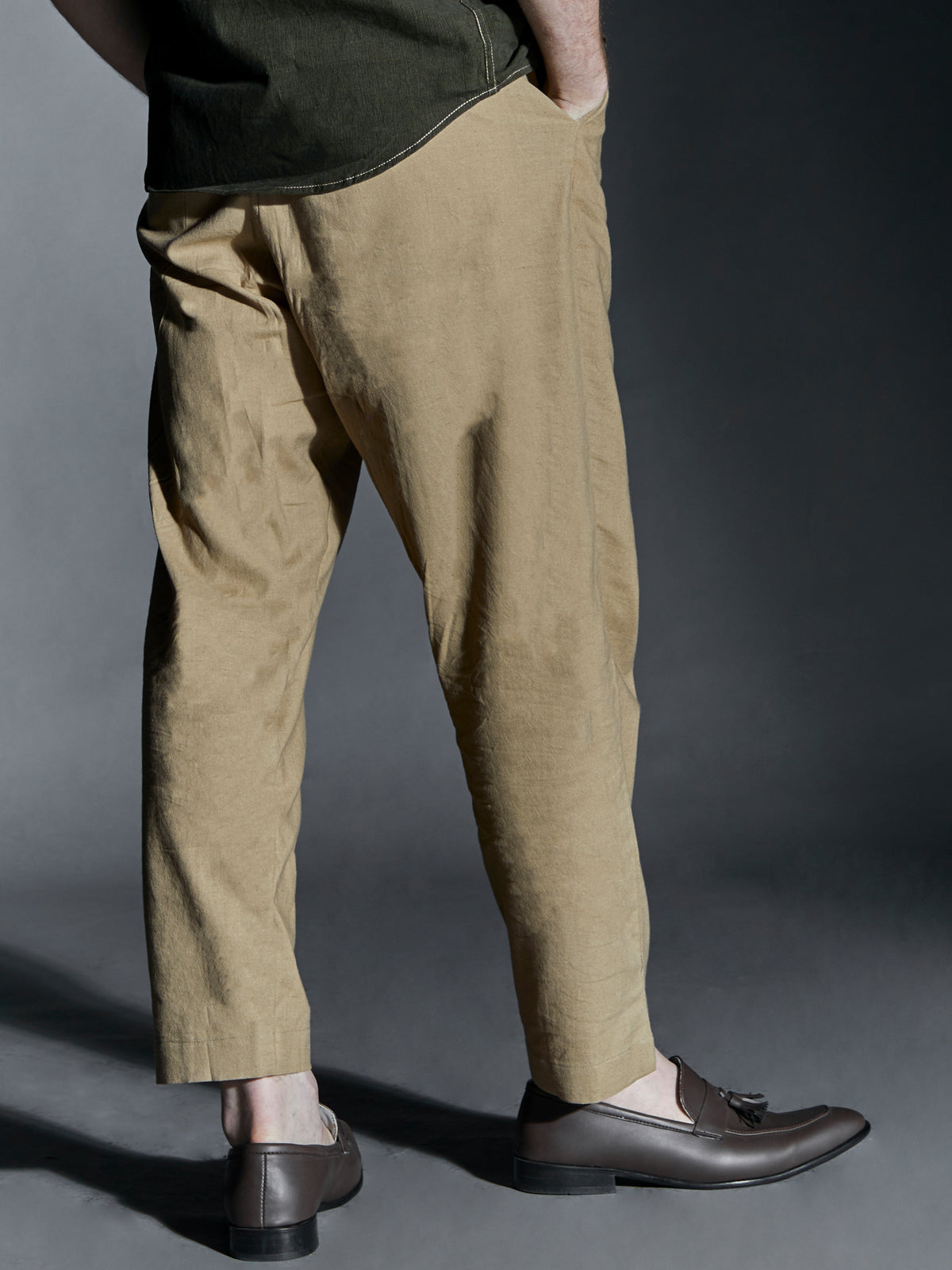 Scottish Brown- Kala Cotton Trousers
