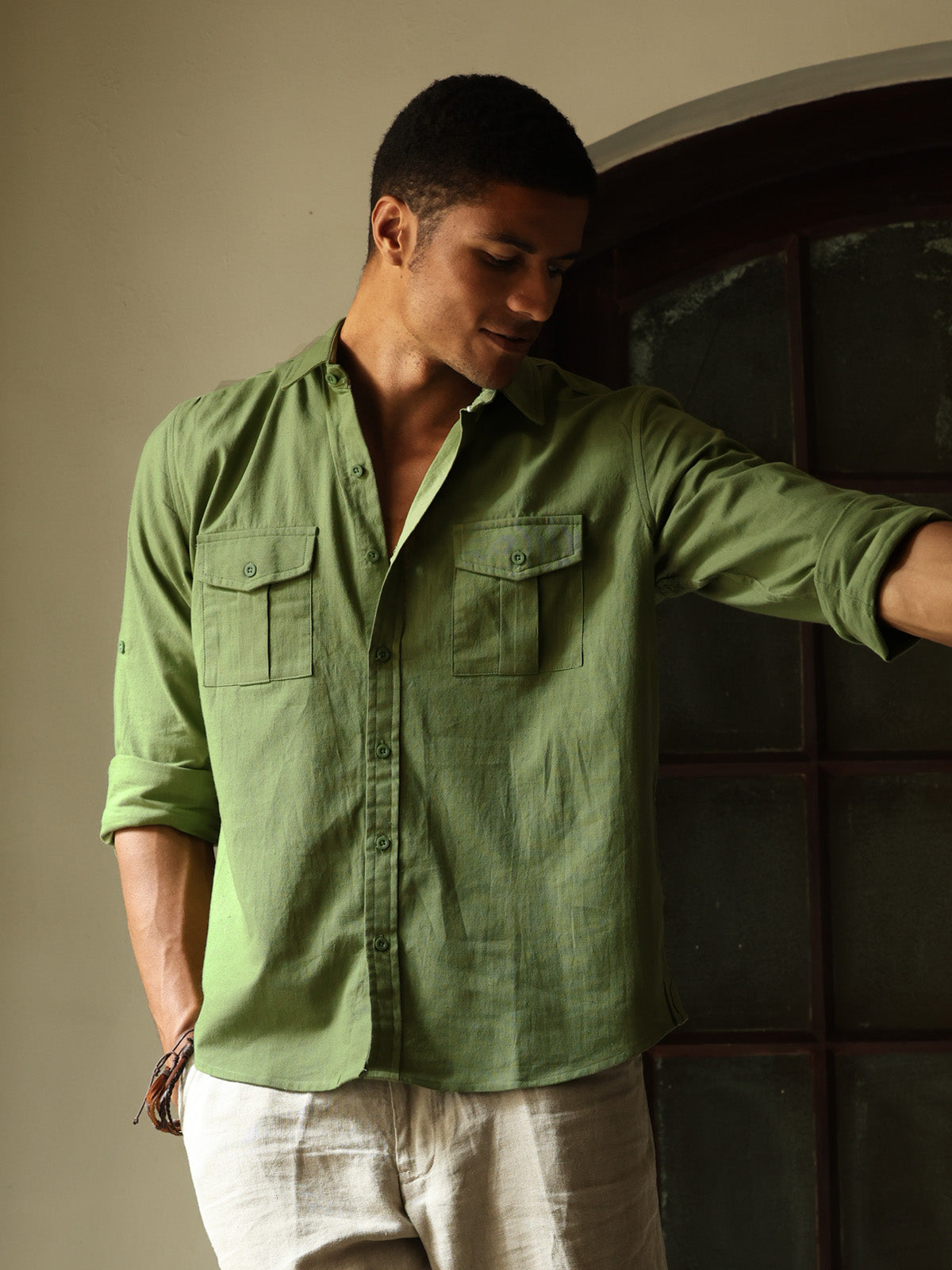 Kala cotton - Forest Green