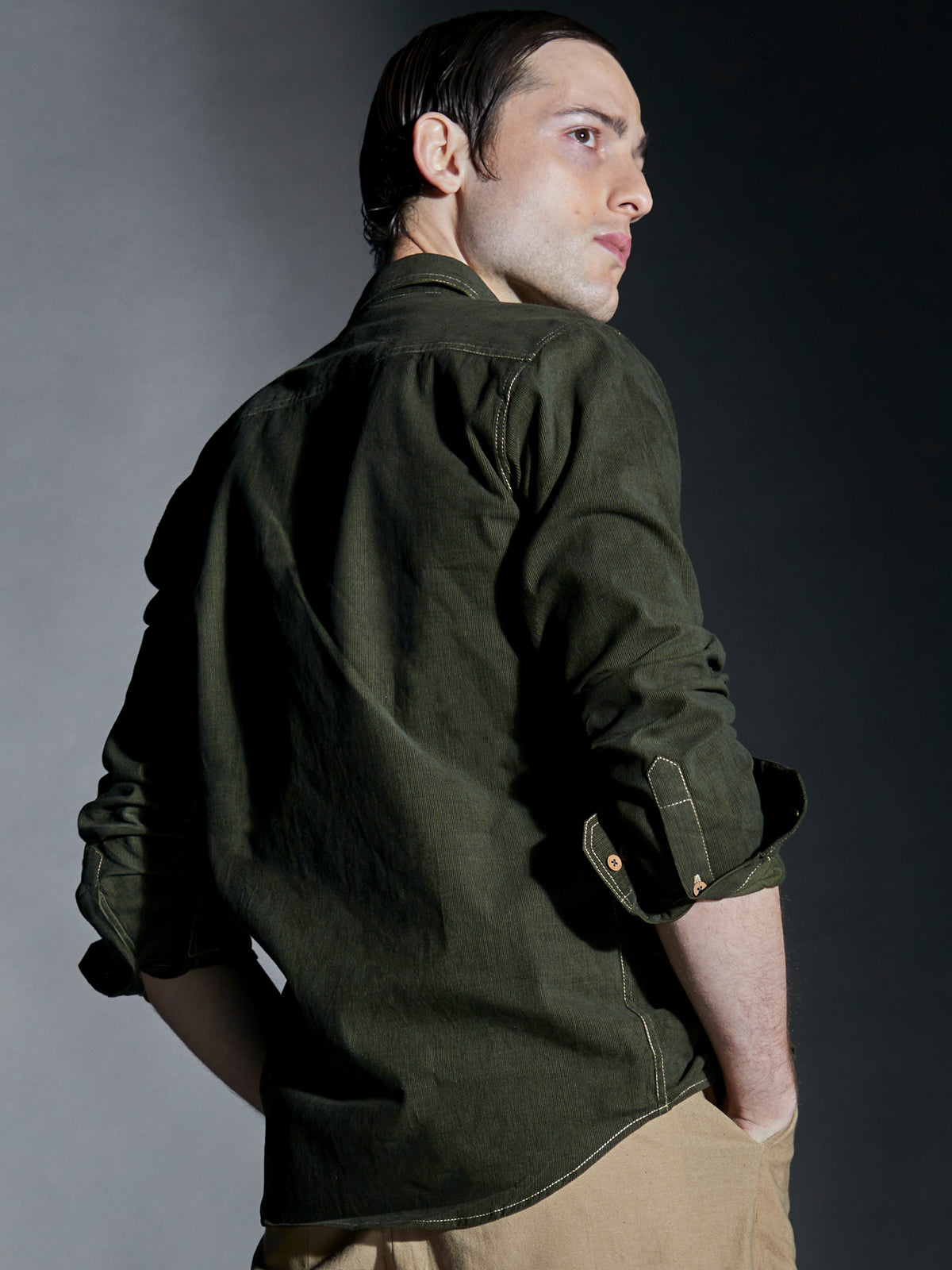 Brazilian Green - Organic Corduroy Shirt