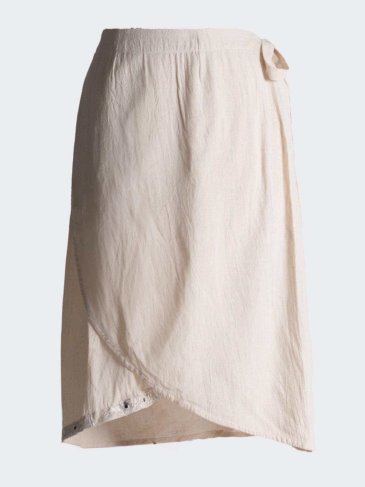Kala Cotton Wrap Skirt - Raw