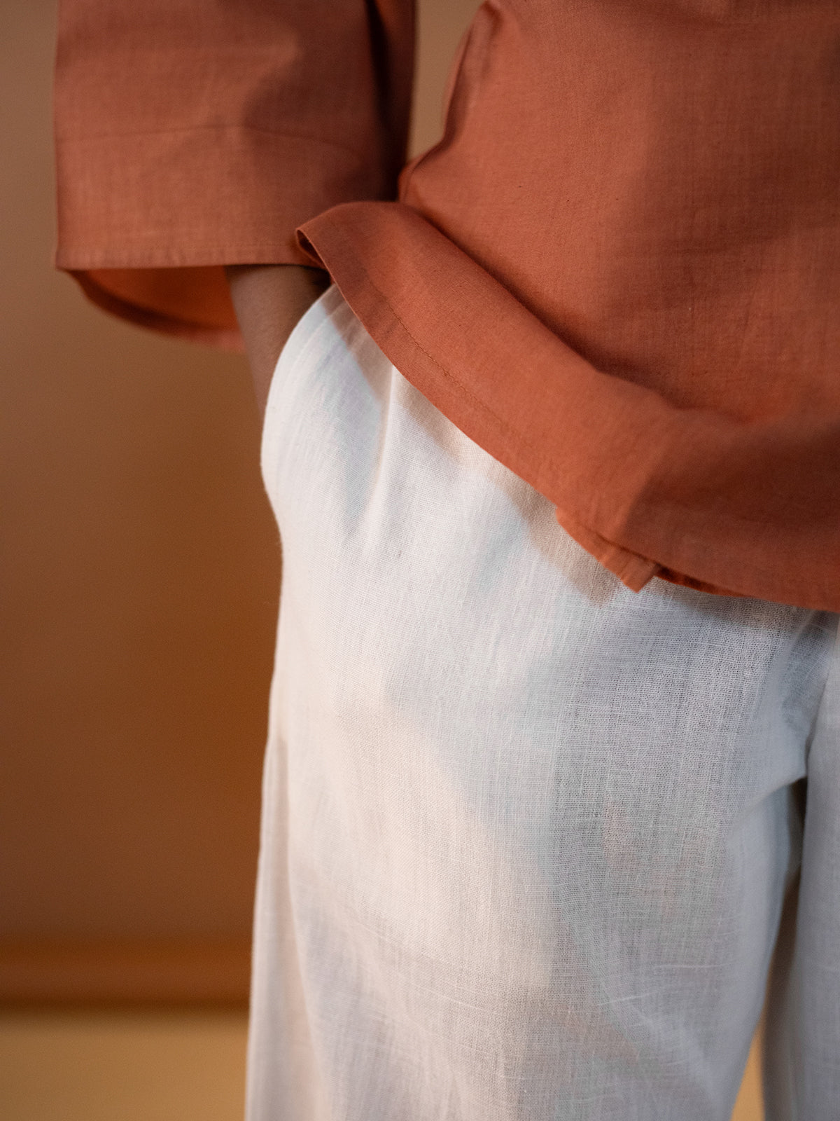 Kala Cotton Trousers - White