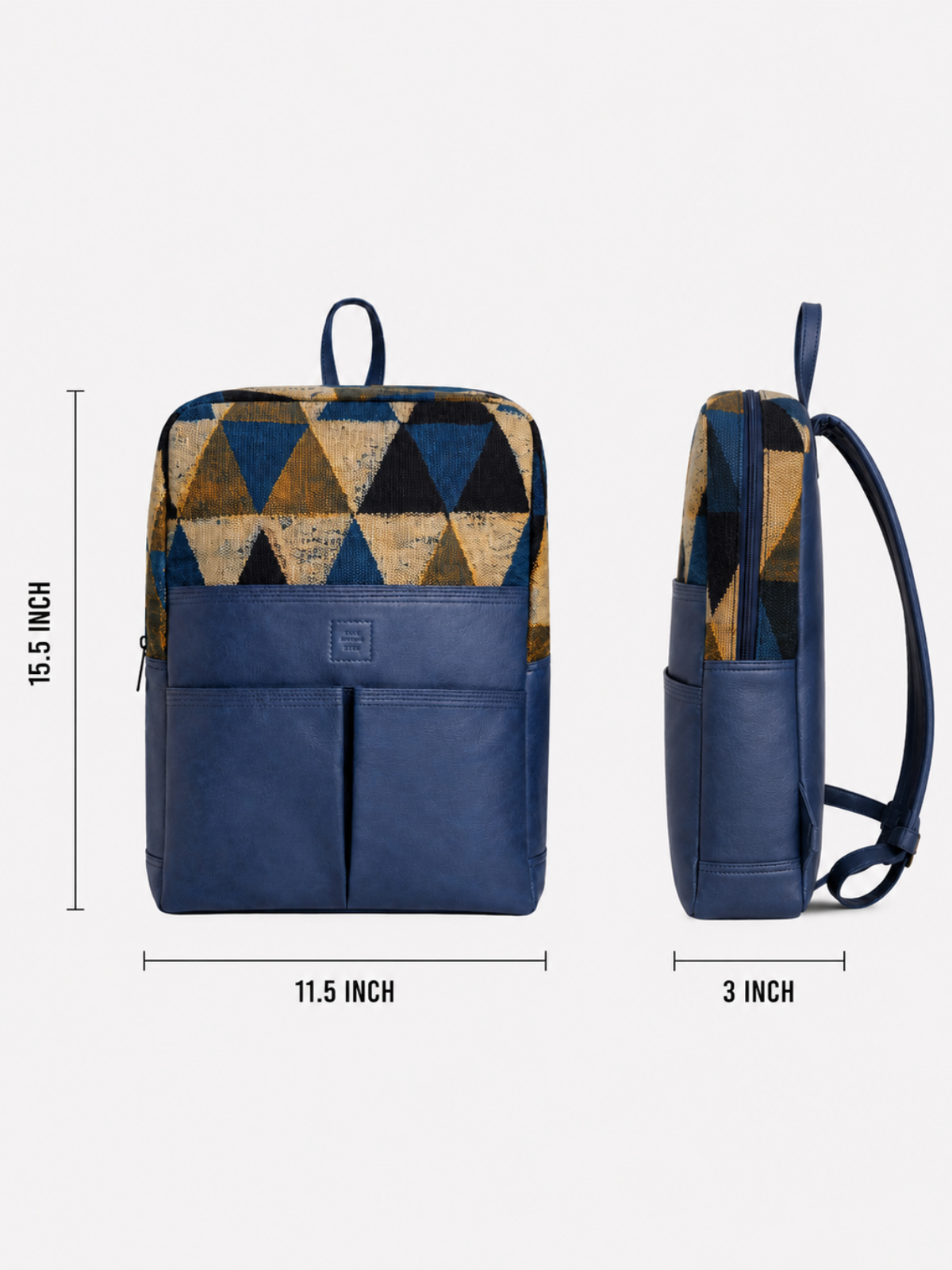 The Ajrakh Retro Backpack