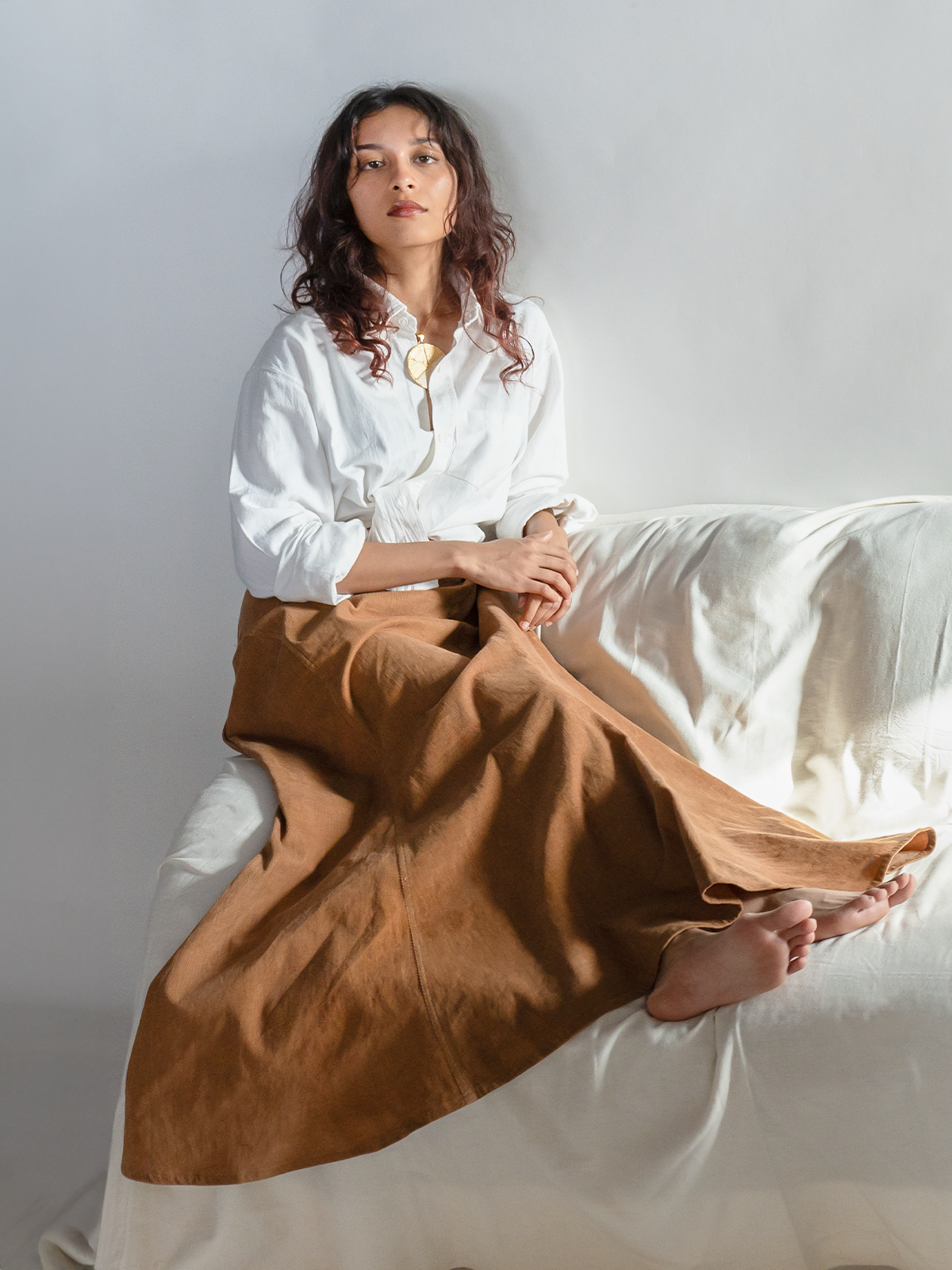 Mermaid Skirt - Tan