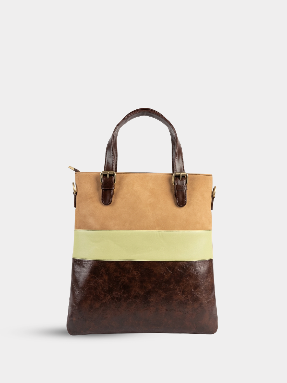 The Rubix Sling - Light tan, Lime, Brown