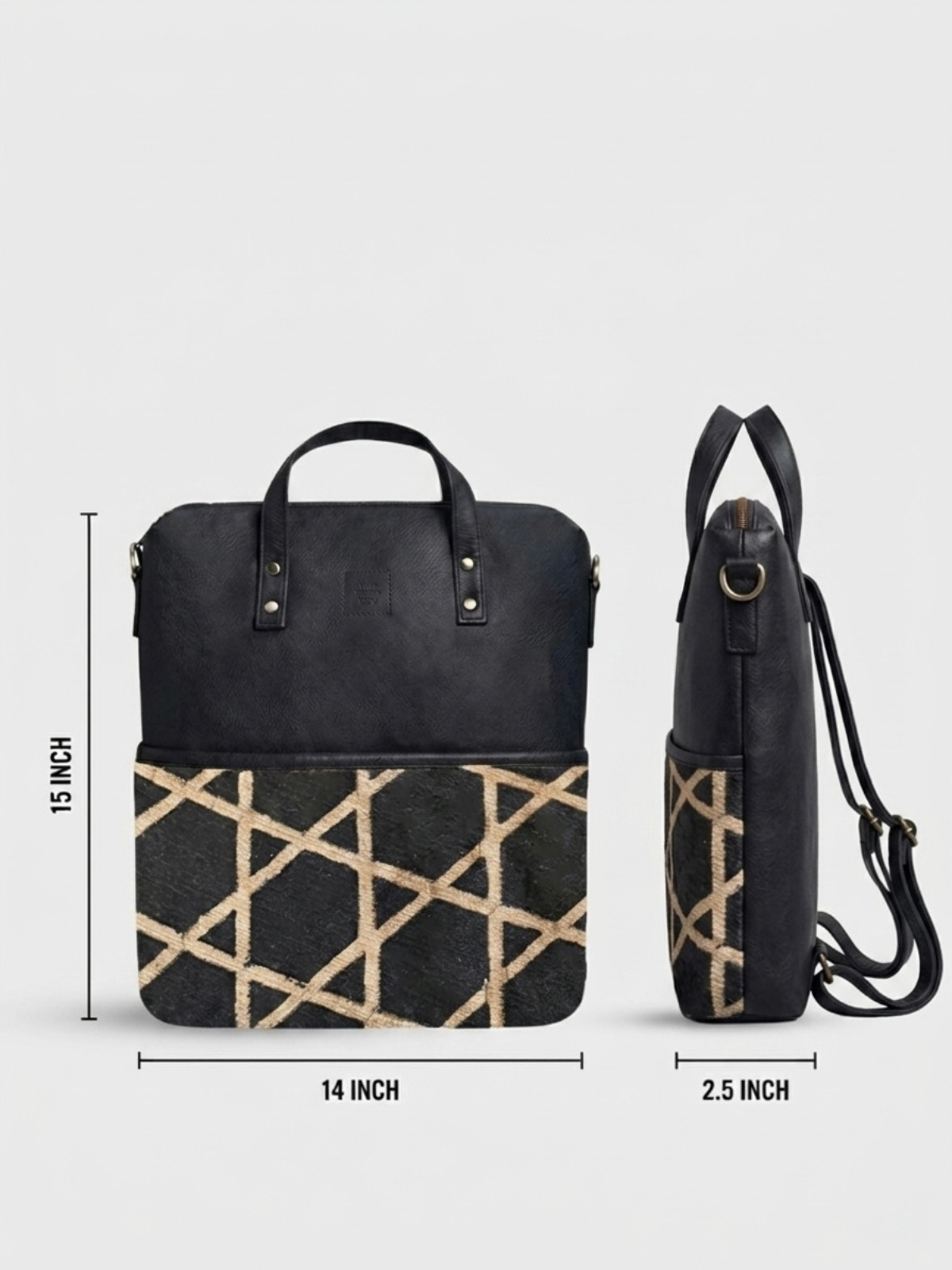 The Matrix Ajrakh Convertible - Black