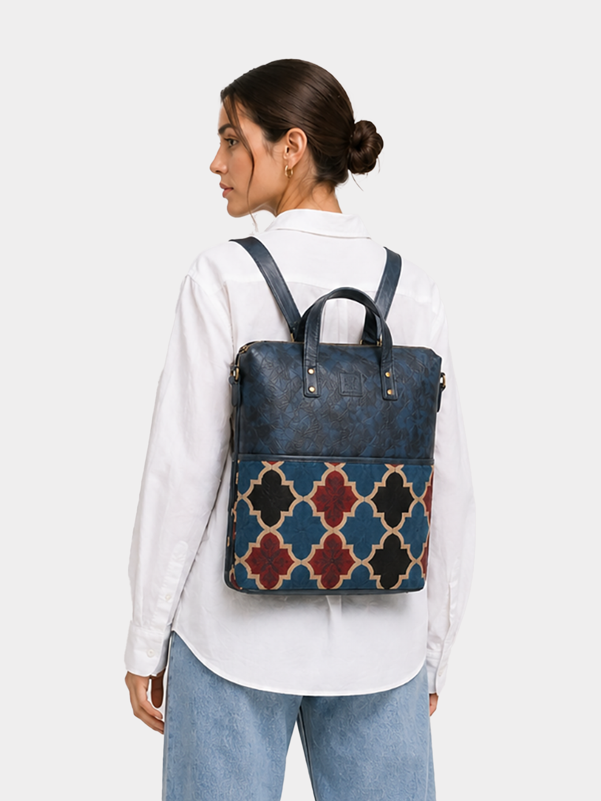 The Ajrakh Convertible - Indigo
