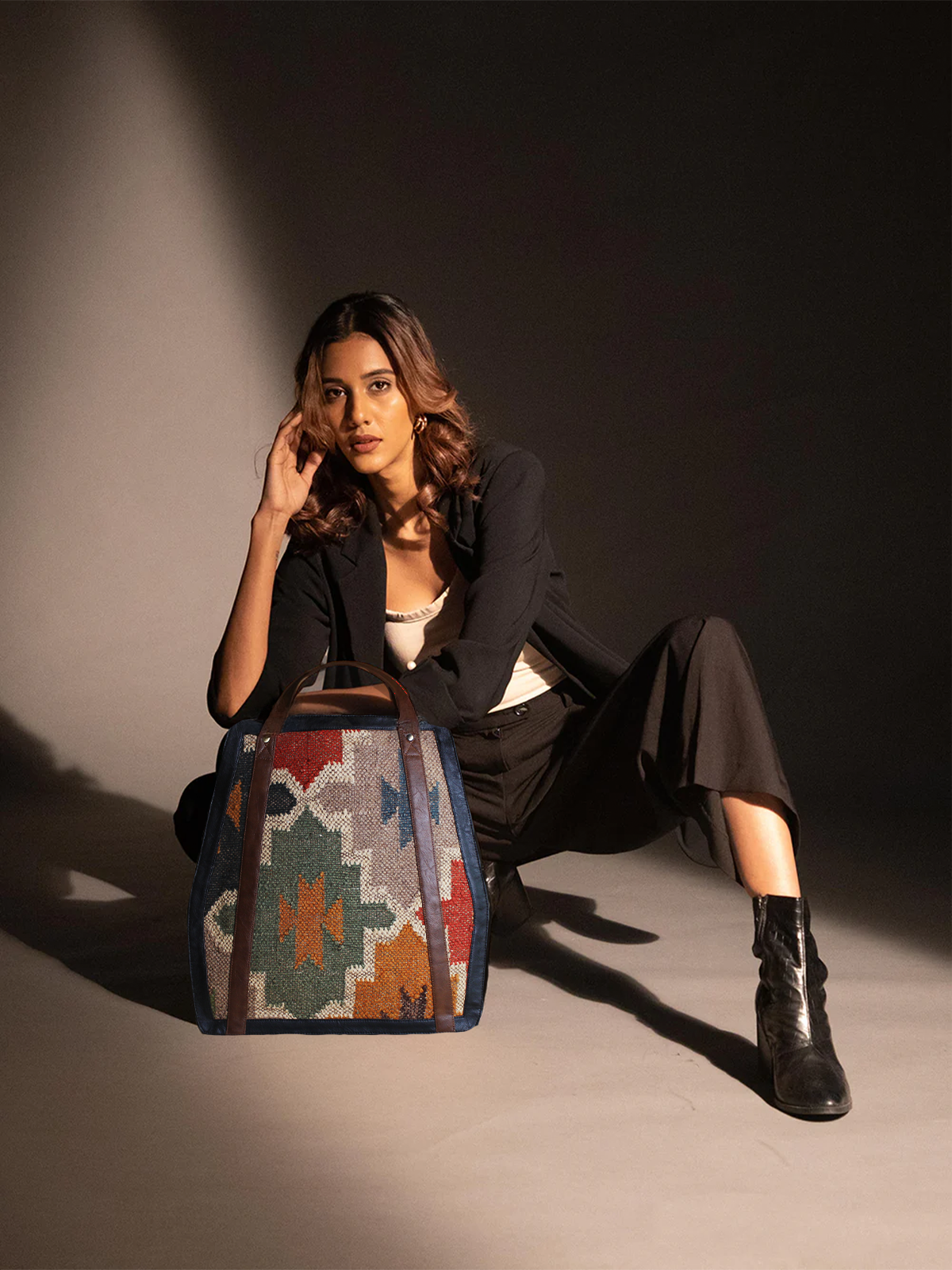 The Jaipuri Structured Tote - NEW