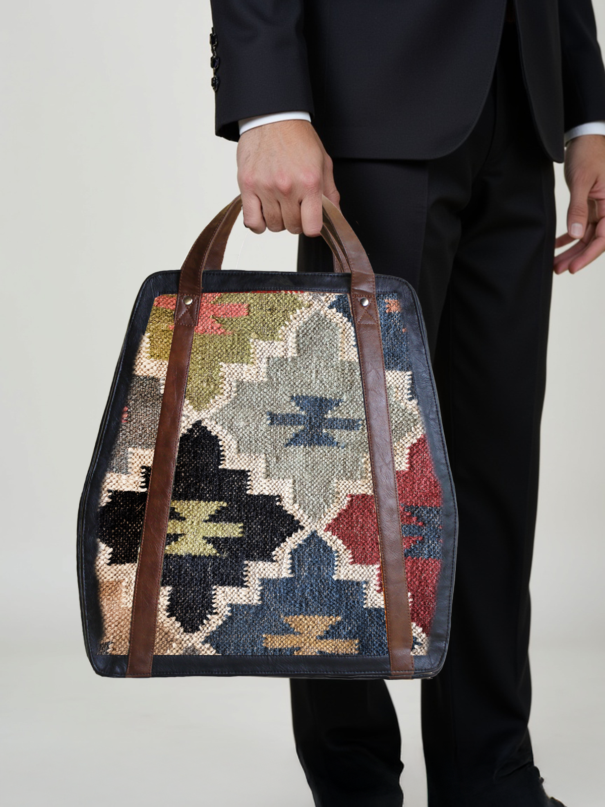 The Jaipuri Structured Tote - NEW