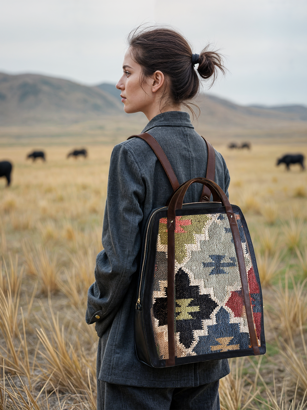 The Jaipuri Structured Tote - NEW
