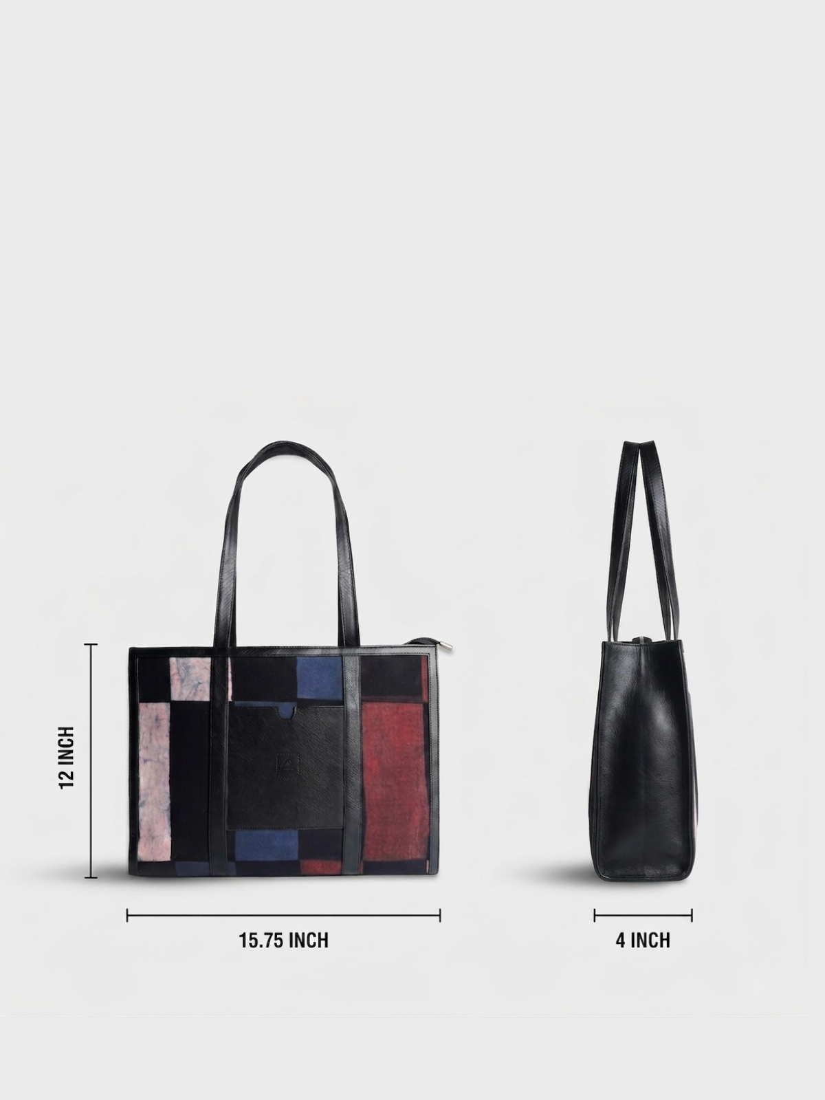 The Urban Ajrakh Tote - Black