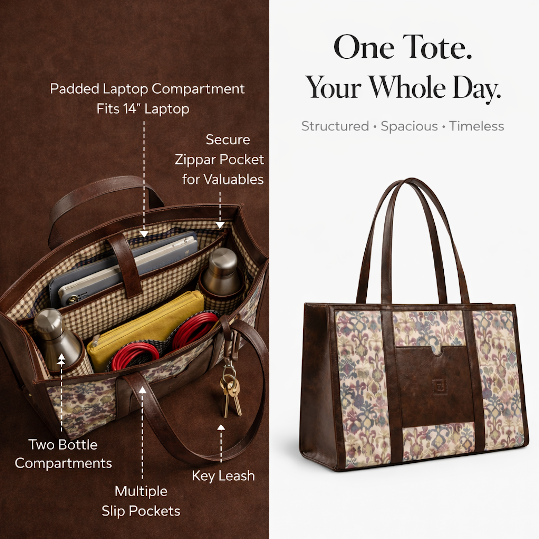 The Urban Tote - GLOBAL EDITION - Brown