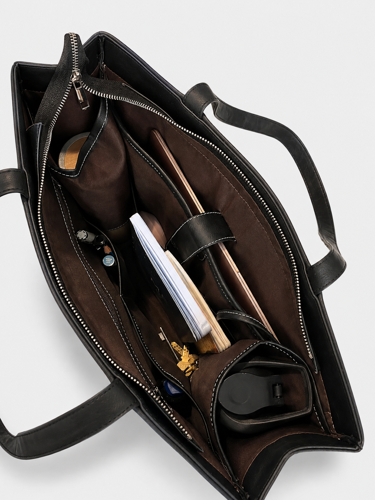 The Urban Ajrakh Tote - Black