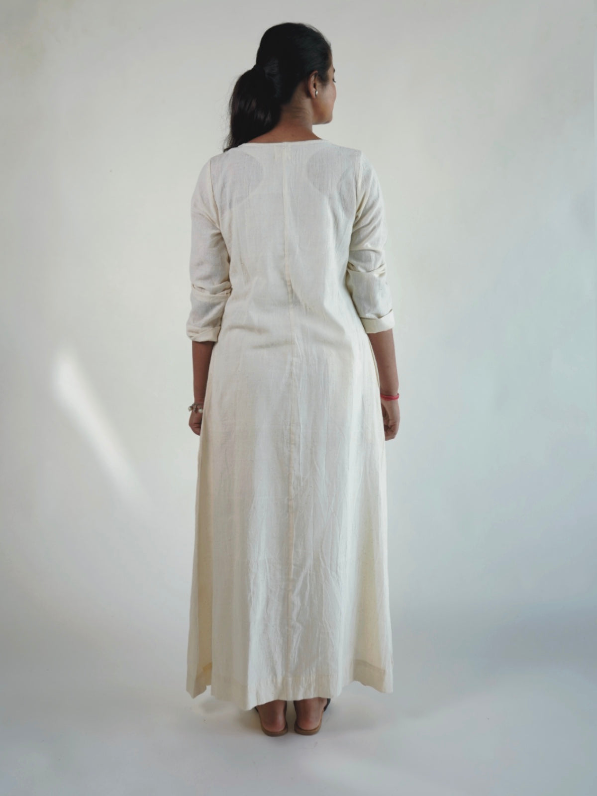 Kutch Embroidered raw Full Sleeve Dress