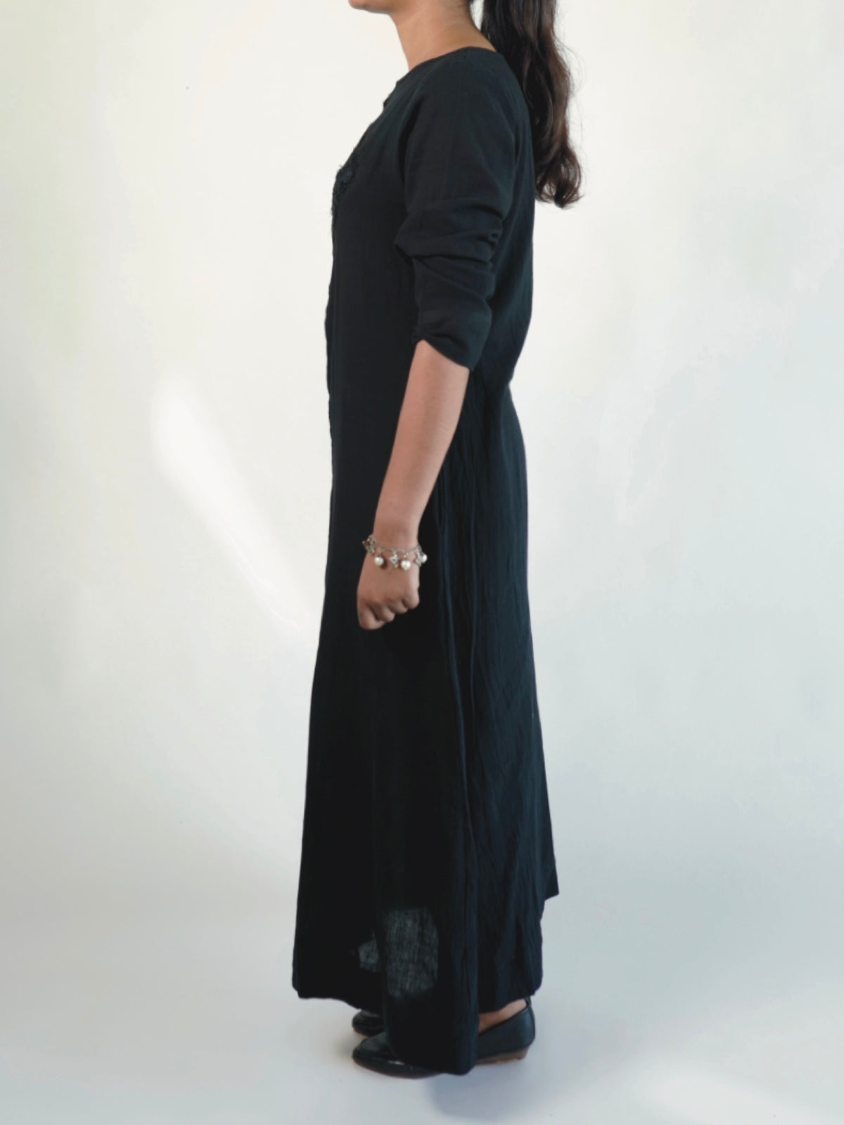 Kutch Embroidered Black Full Sleeve Dress