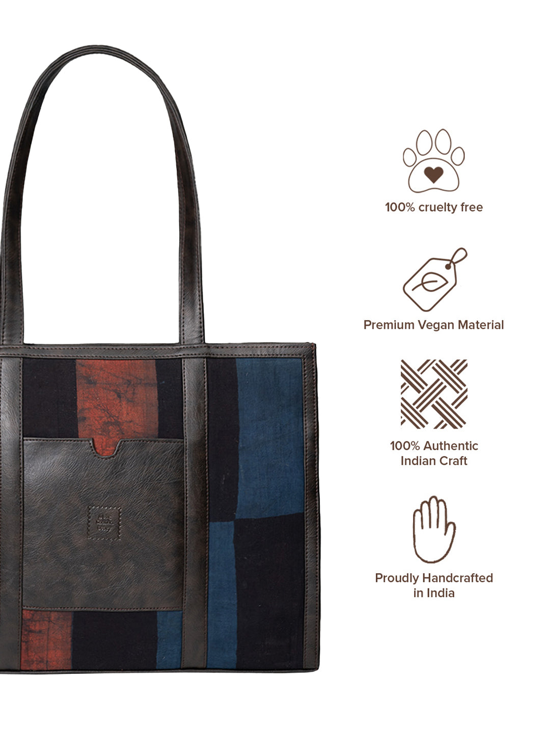 The Urban Ajrakh Tote Black