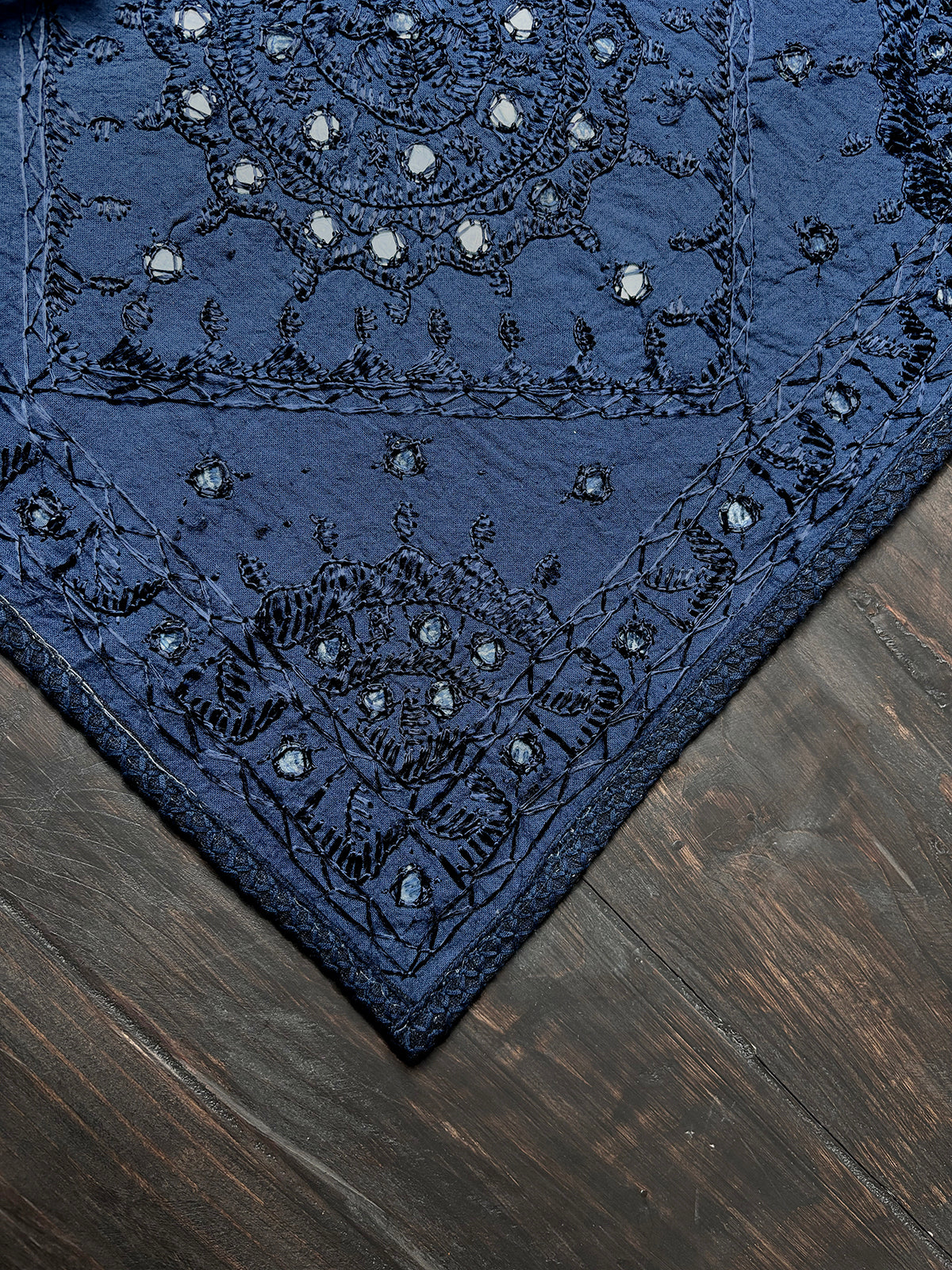 Kutch Table Decor Pair - Indigo